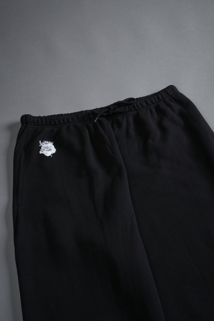 Sin Again Unisex Lightweight Lounger Sweat Pants in Black