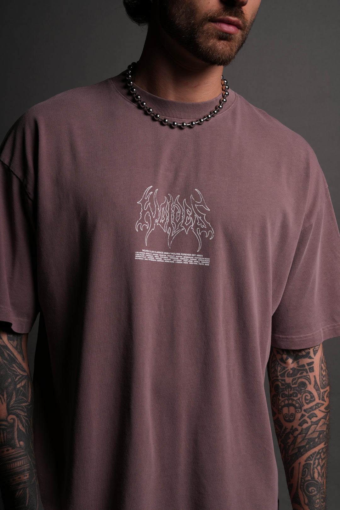 Trust Your Instinct V2 "Premium" Oversized Tee in Mauve