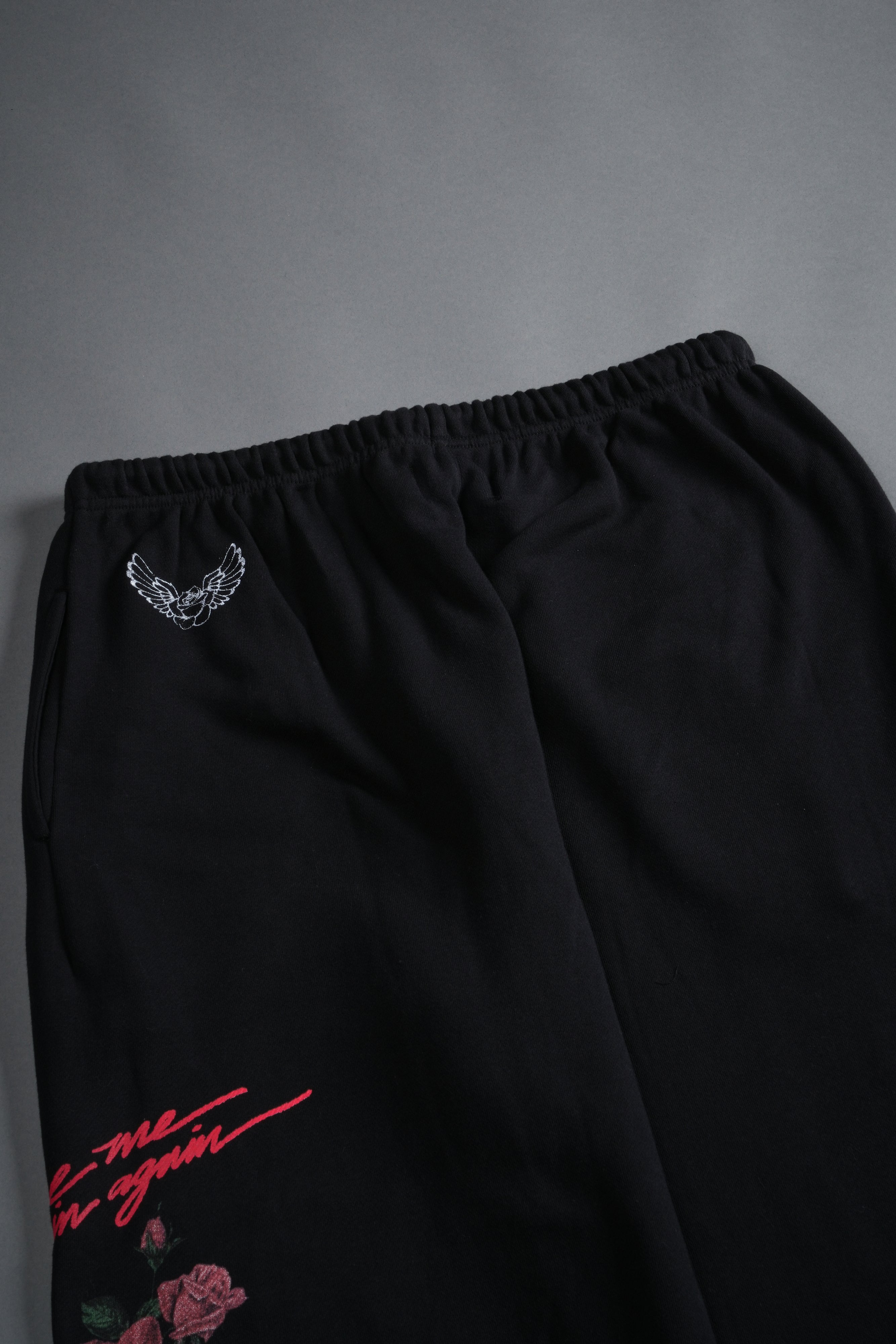 Sin Again Unisex Lightweight Lounger Sweat Pants in Black