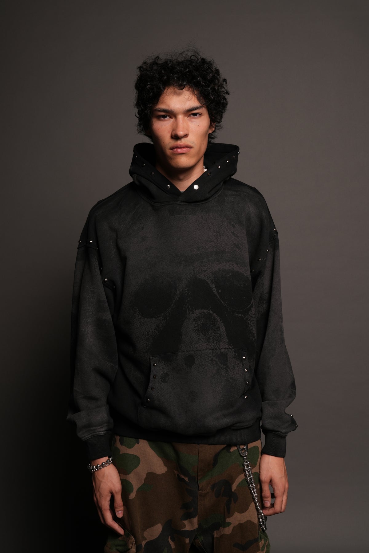 Jason Forever Cornell Hoodie In Black Super Sun Fade
