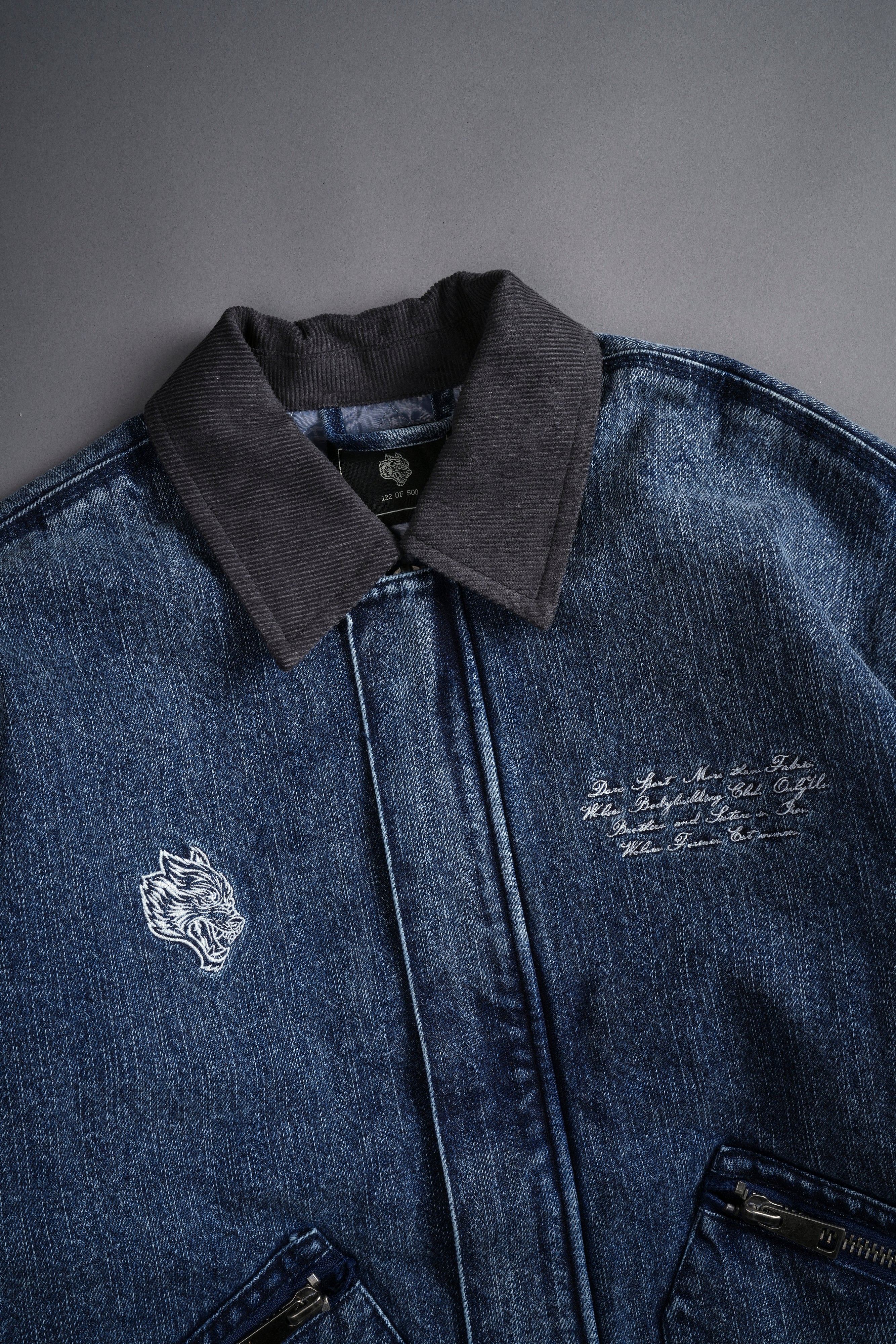 Hesh Earl Jacket in Darc Blue Wash