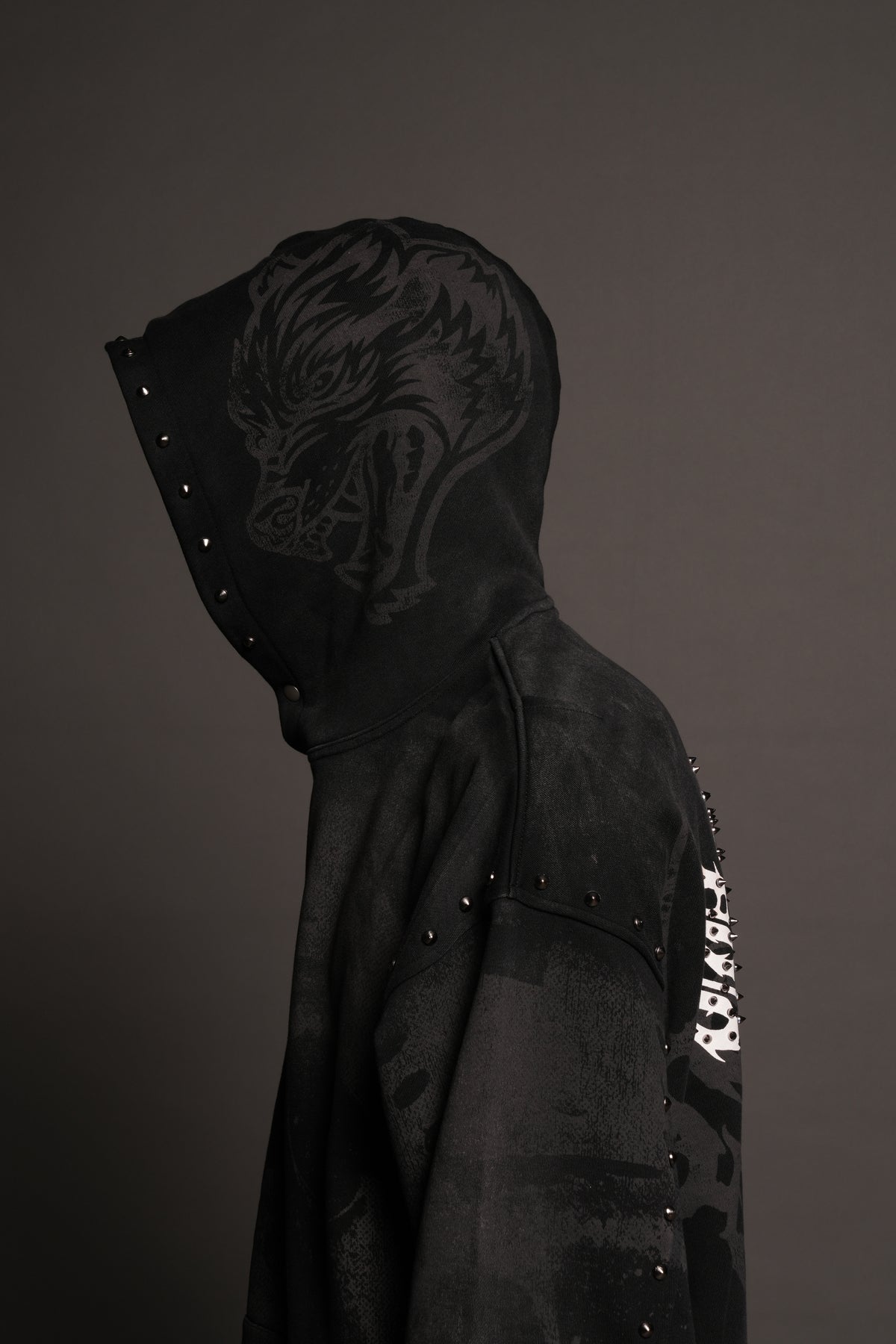 Jason Forever Cornell Hoodie In Black Super Sun Fade