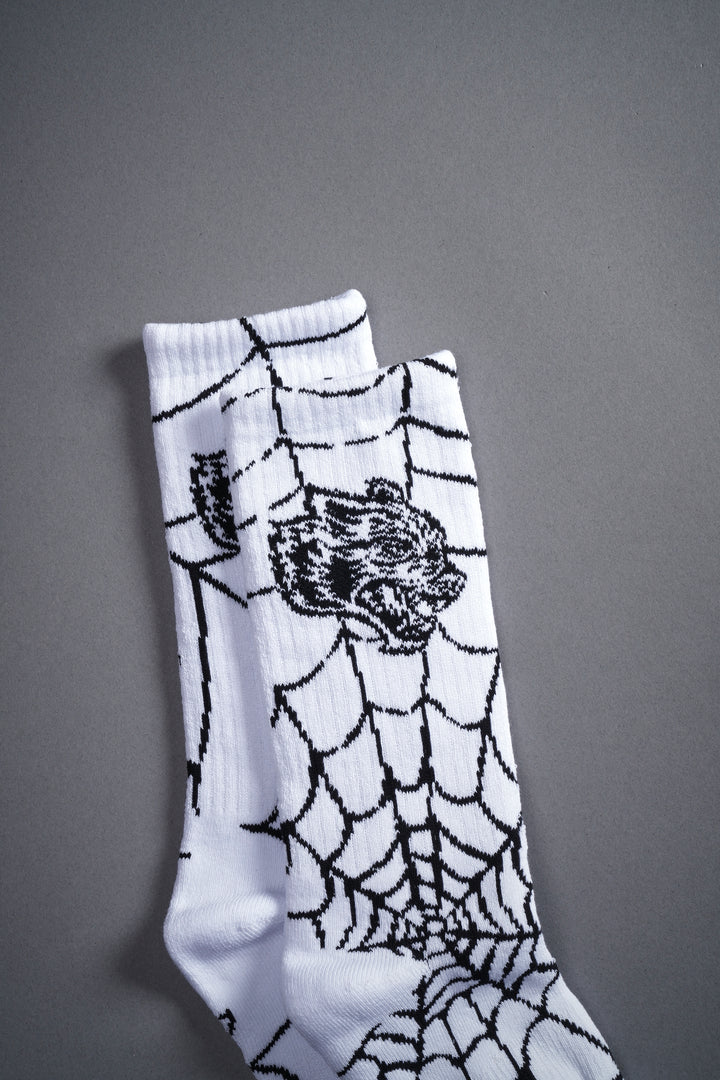 Big Wolf Web Classic Socks in White