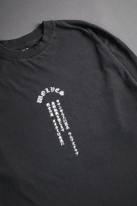 Ultimate Battle "Premium" Oversized Tee in Wolf Gray