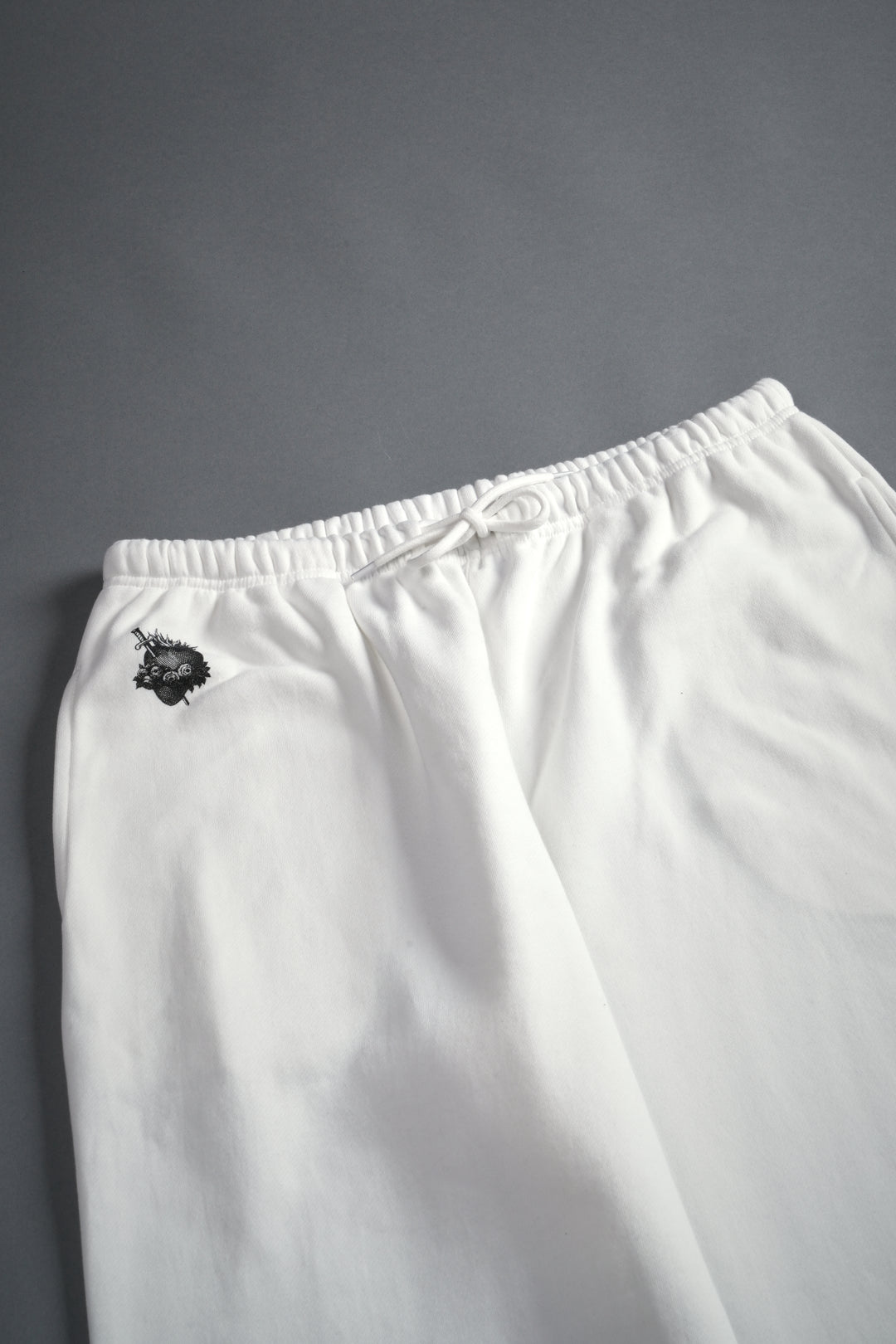 Sin Again Unisex Lightweight Lounger Sweat Pants in Cream