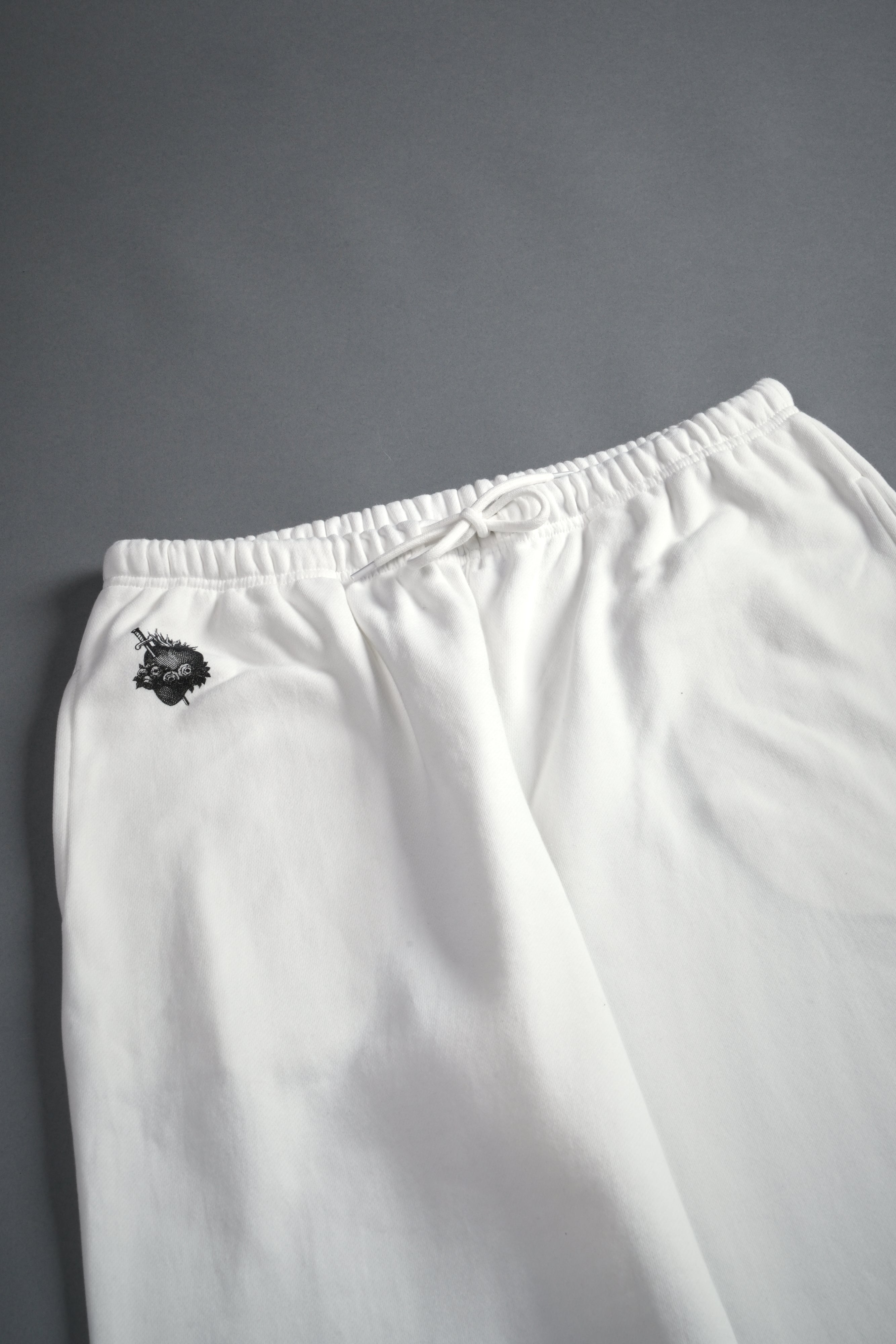 Sin Again Unisex Lightweight Lounger Sweat Pants in Cream