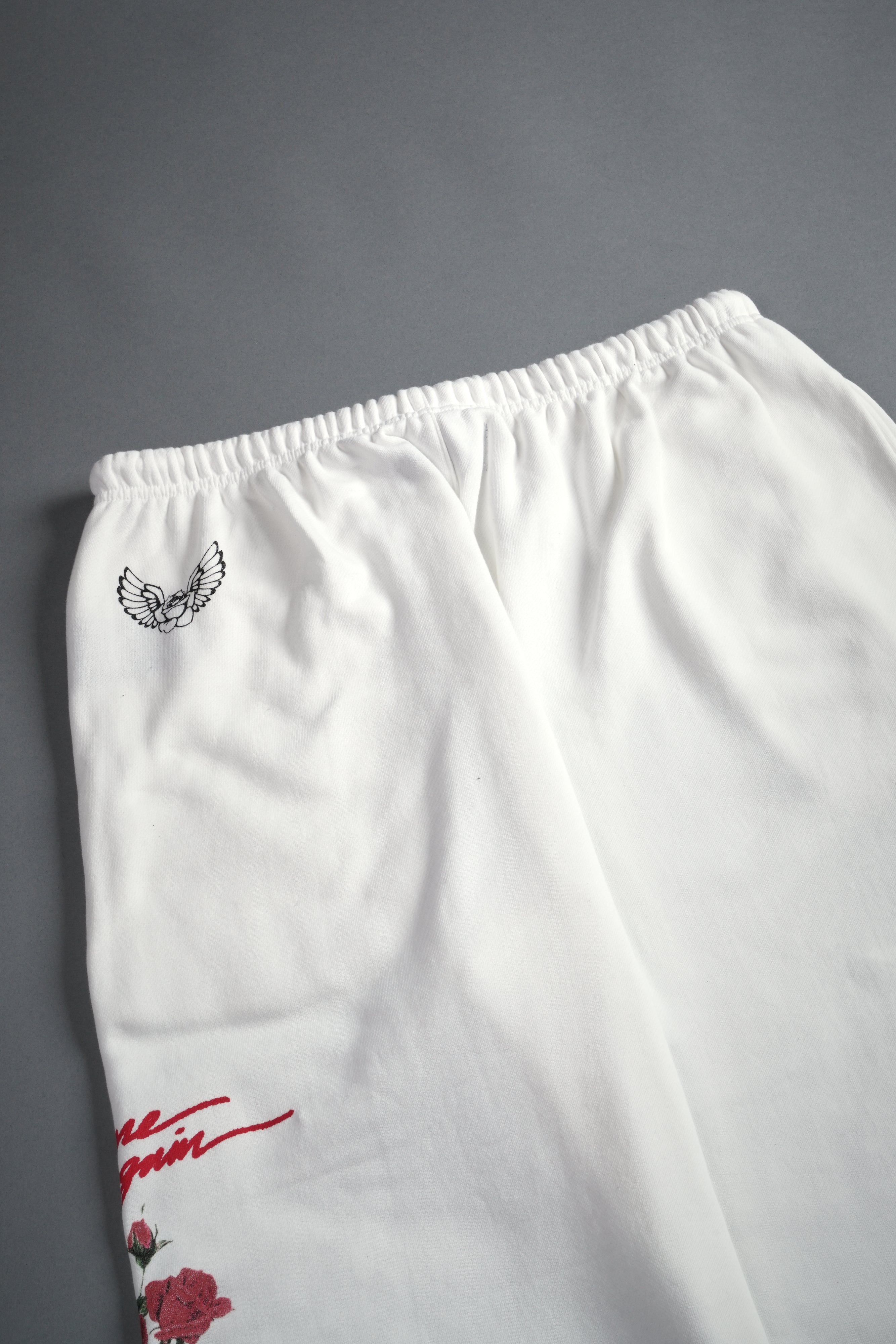 Sin Again Unisex Lightweight Lounger Sweat Pants in Cream