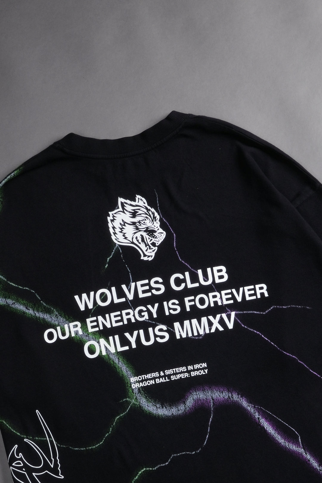 Legendary Super Saiyan Broly "Side By Side" Series Oversized Tee in Black