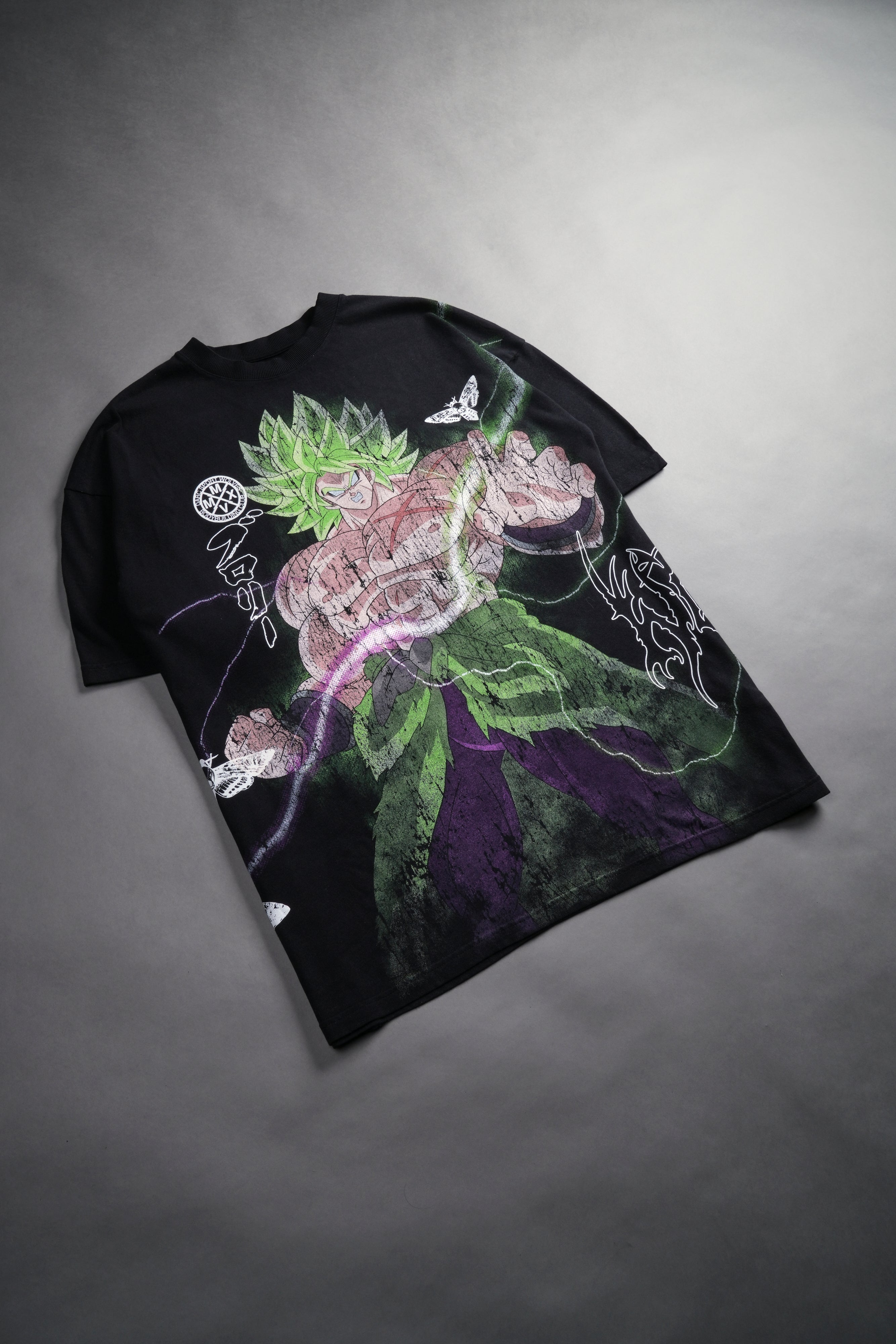 Legendary Super Saiyan Broly "Side By Side" Series Oversized Tee in Black