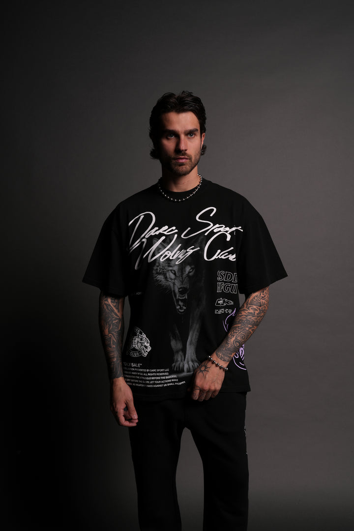 From The Shadows "Premium" Oversized Tee in Black