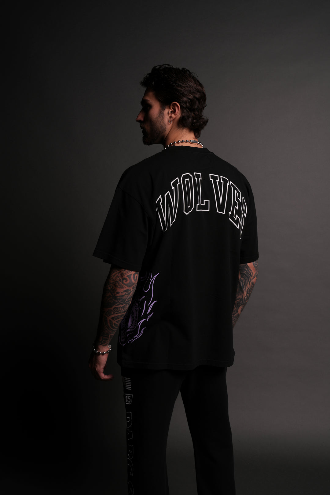 From The Shadows "Premium" Oversized Tee in Black