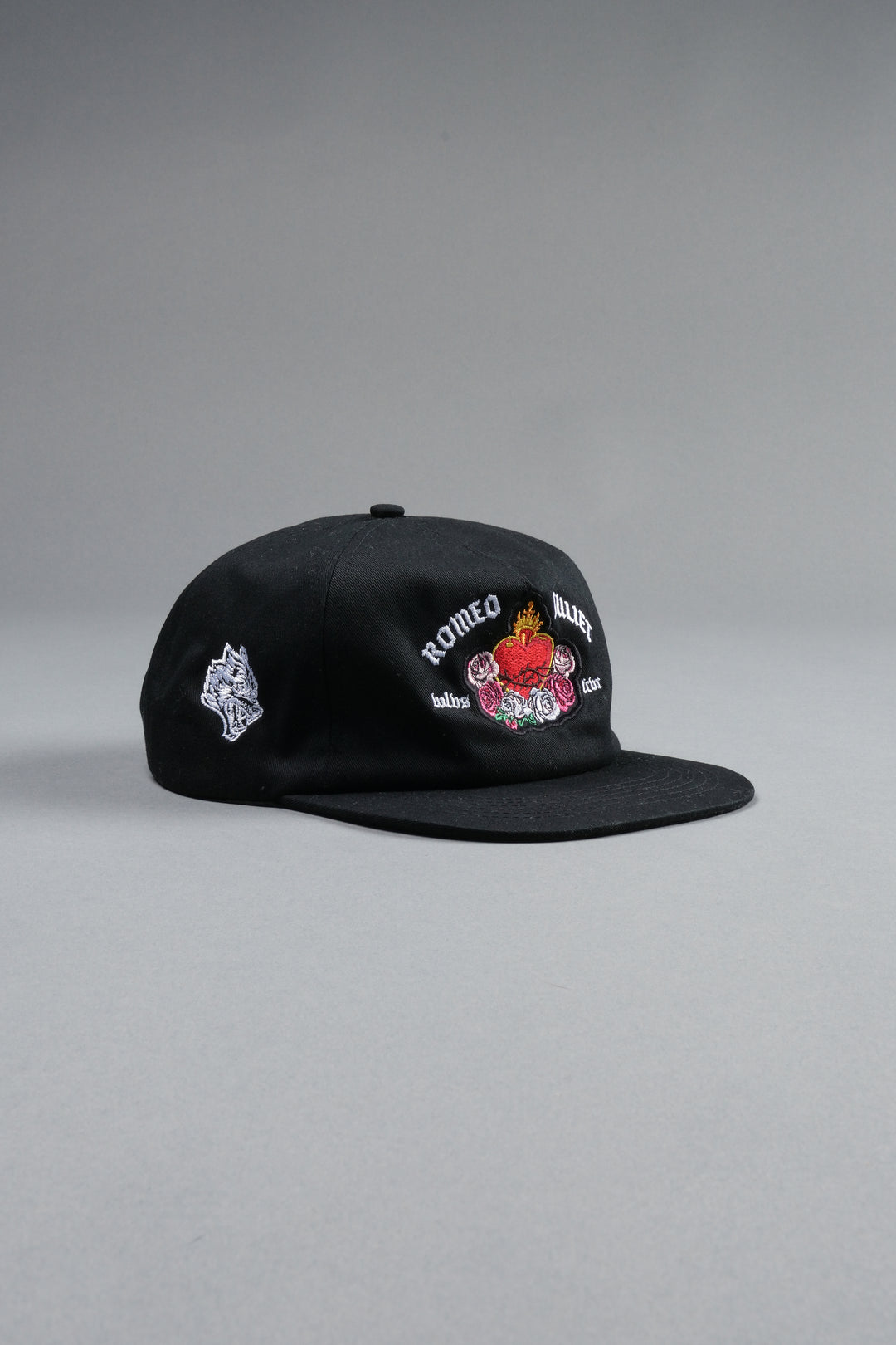Last Love Vintage 5 Panel Hat in Black