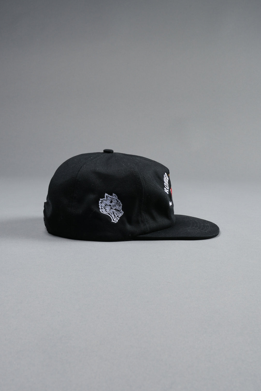 Last Love Vintage 5 Panel Hat in Black