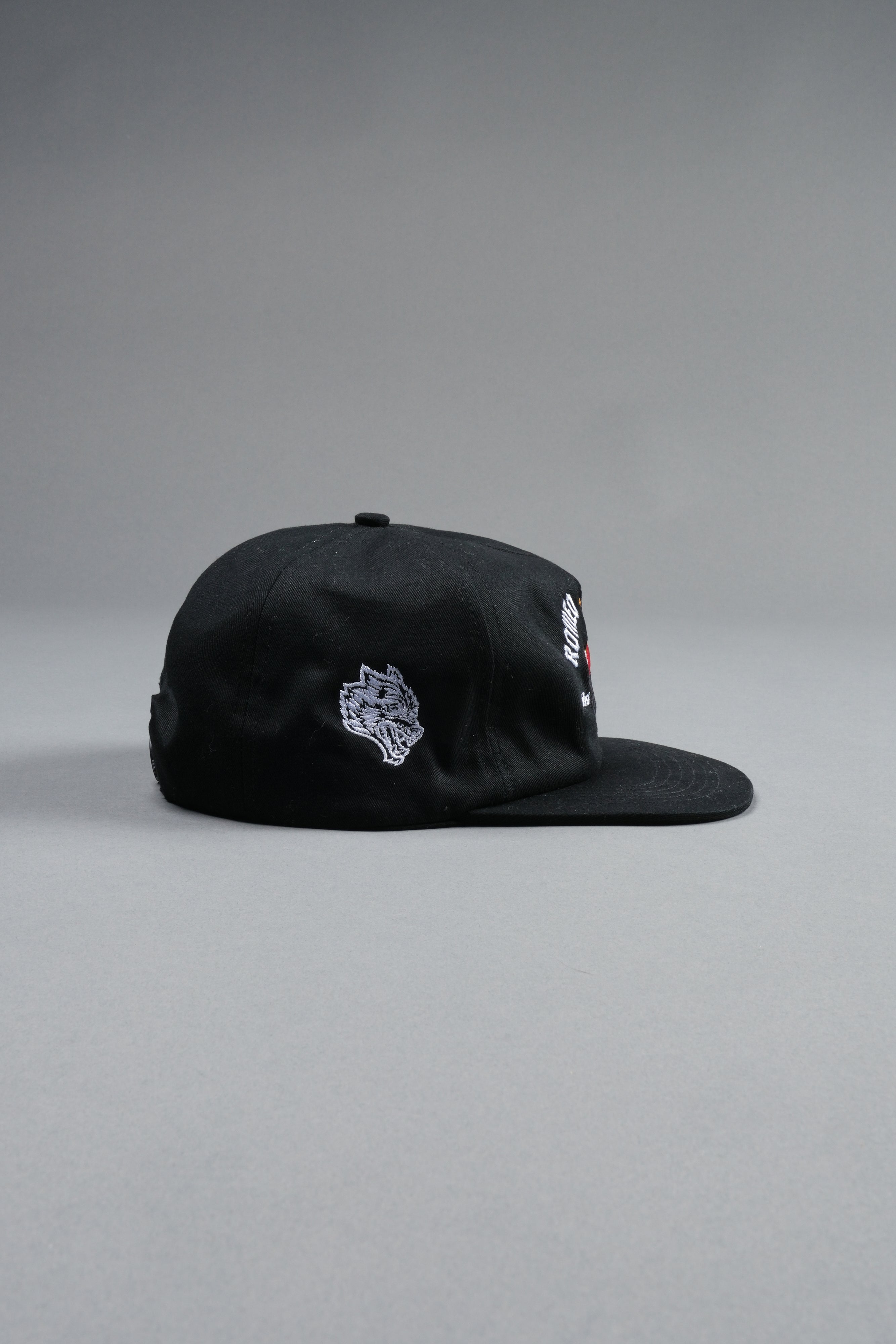 Last Love Vintage 5 Panel Hat in Black