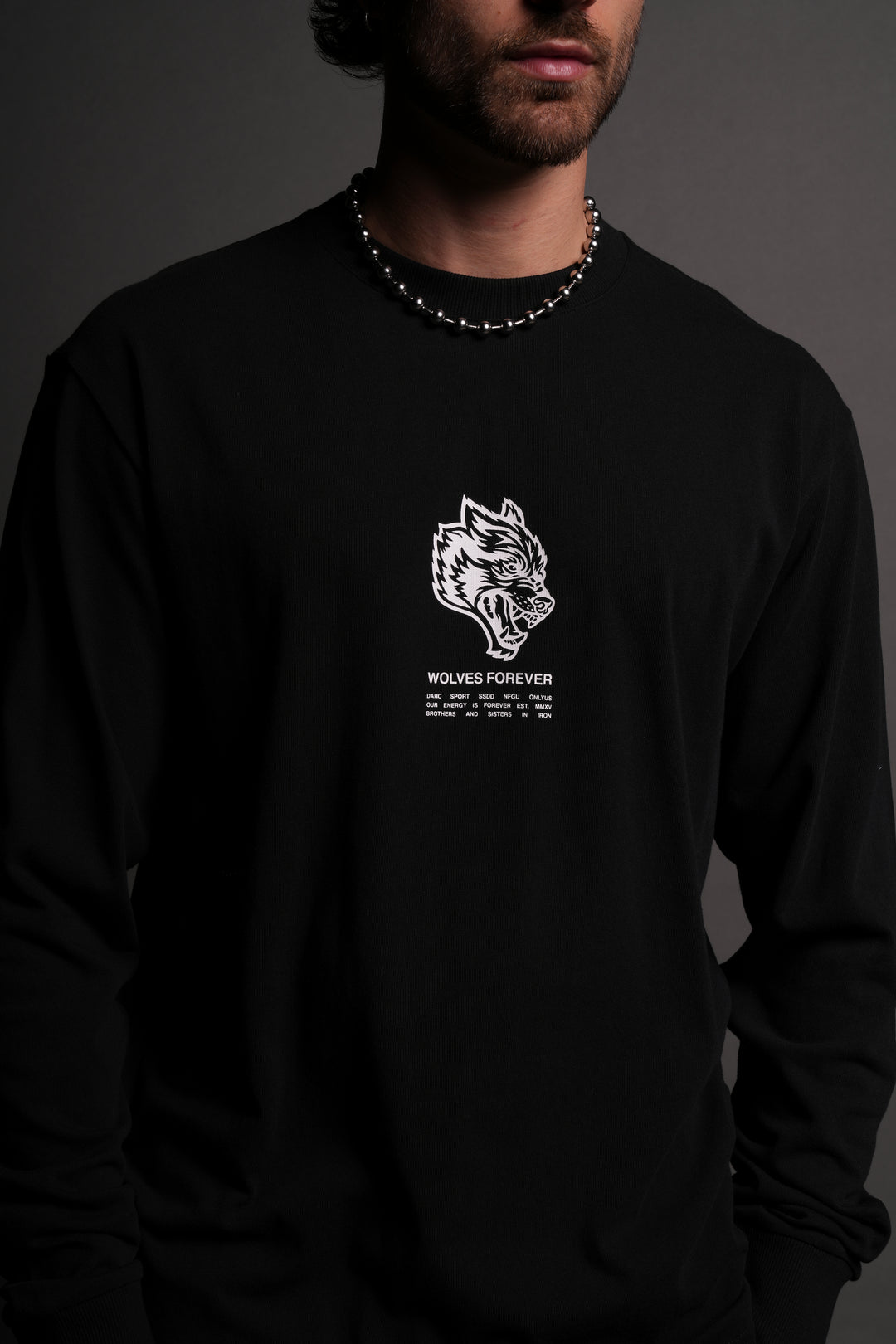 Wolves Have Your Back "Premium" L/S Tee in Black