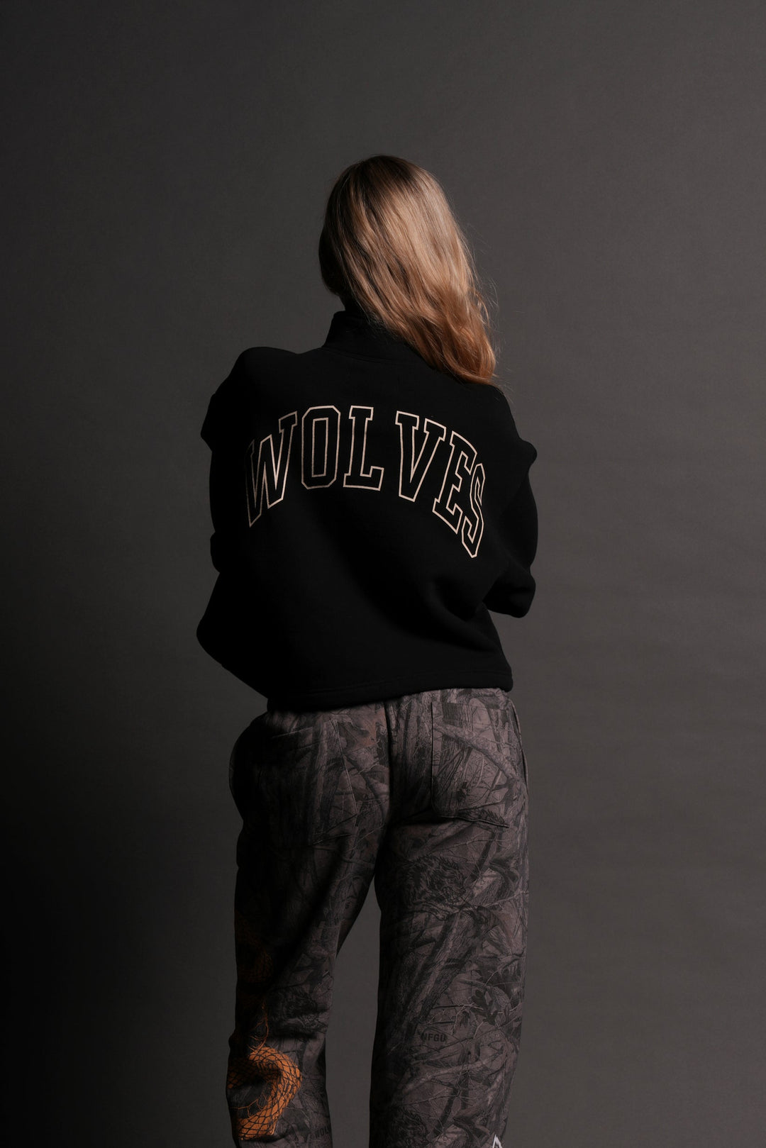 Live Fast V3 She Everson Mockneck Sweater in Black