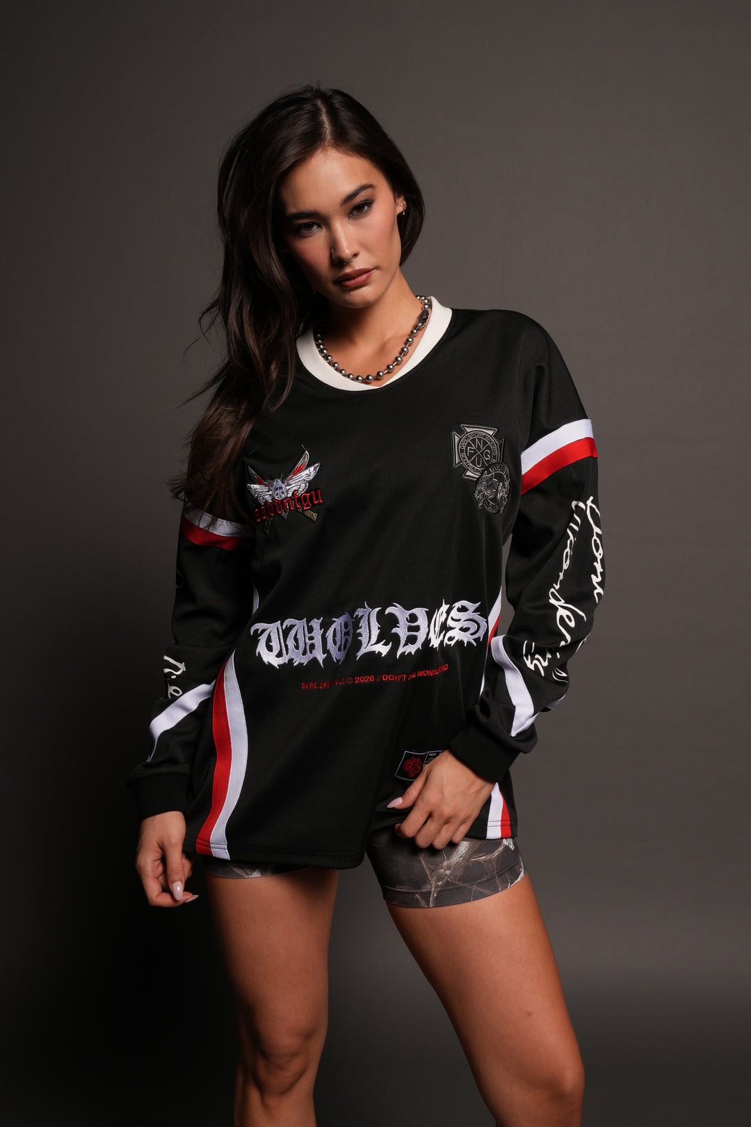 Dont Die Wondering Bailey Motocross Jersey In Black/Red/White