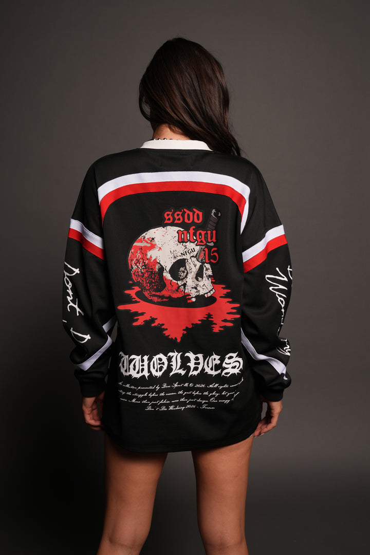Dont Die Wondering Bailey Motocross Jersey In Black/Red/White