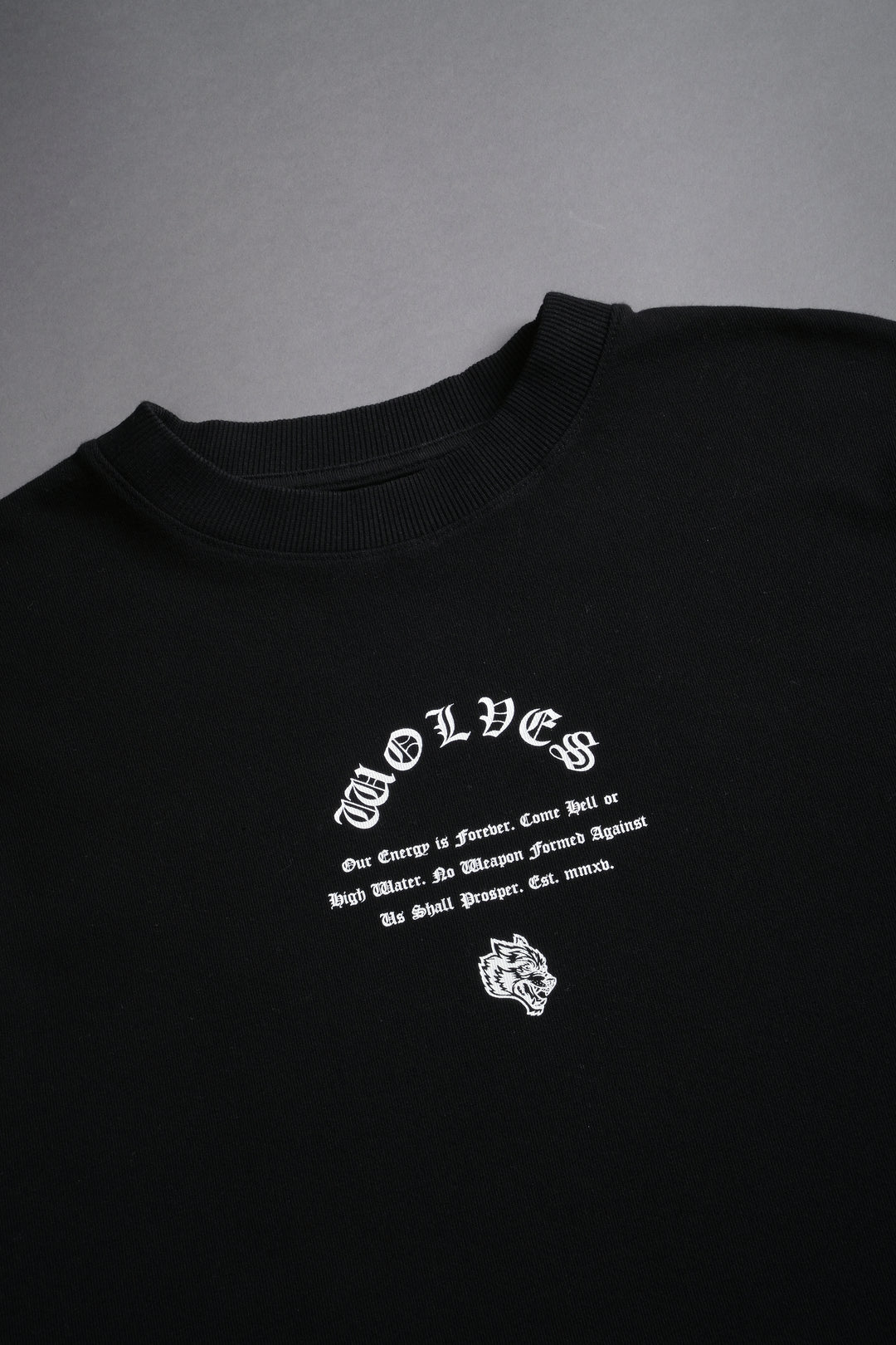 Her Darcness Ultrawide "Premium" (Cropped) Tee in Black