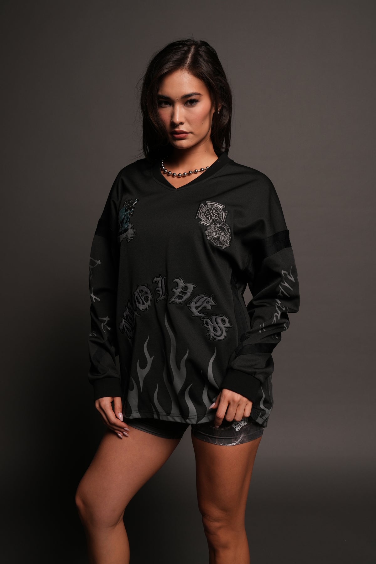 Mori Frvr Bailey Motocross Jersey In Black/Black