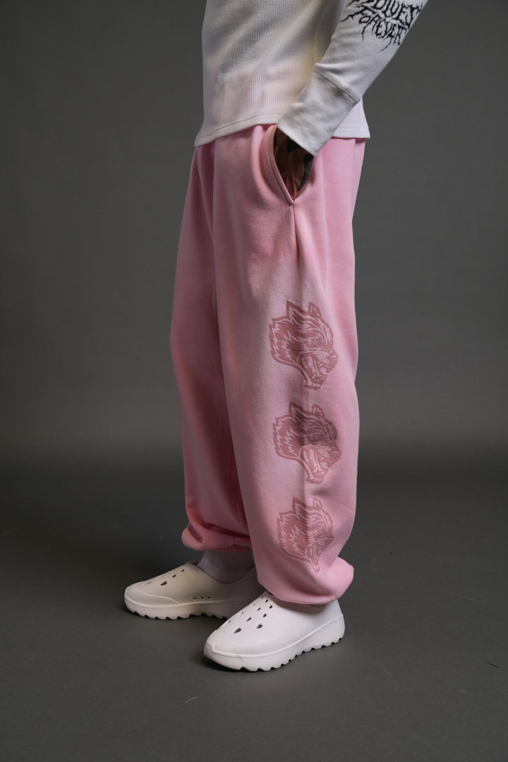 Heart Cherub Unisex Lightweight Lounger Sweat Pants in Cherry Blossom Halo Wash