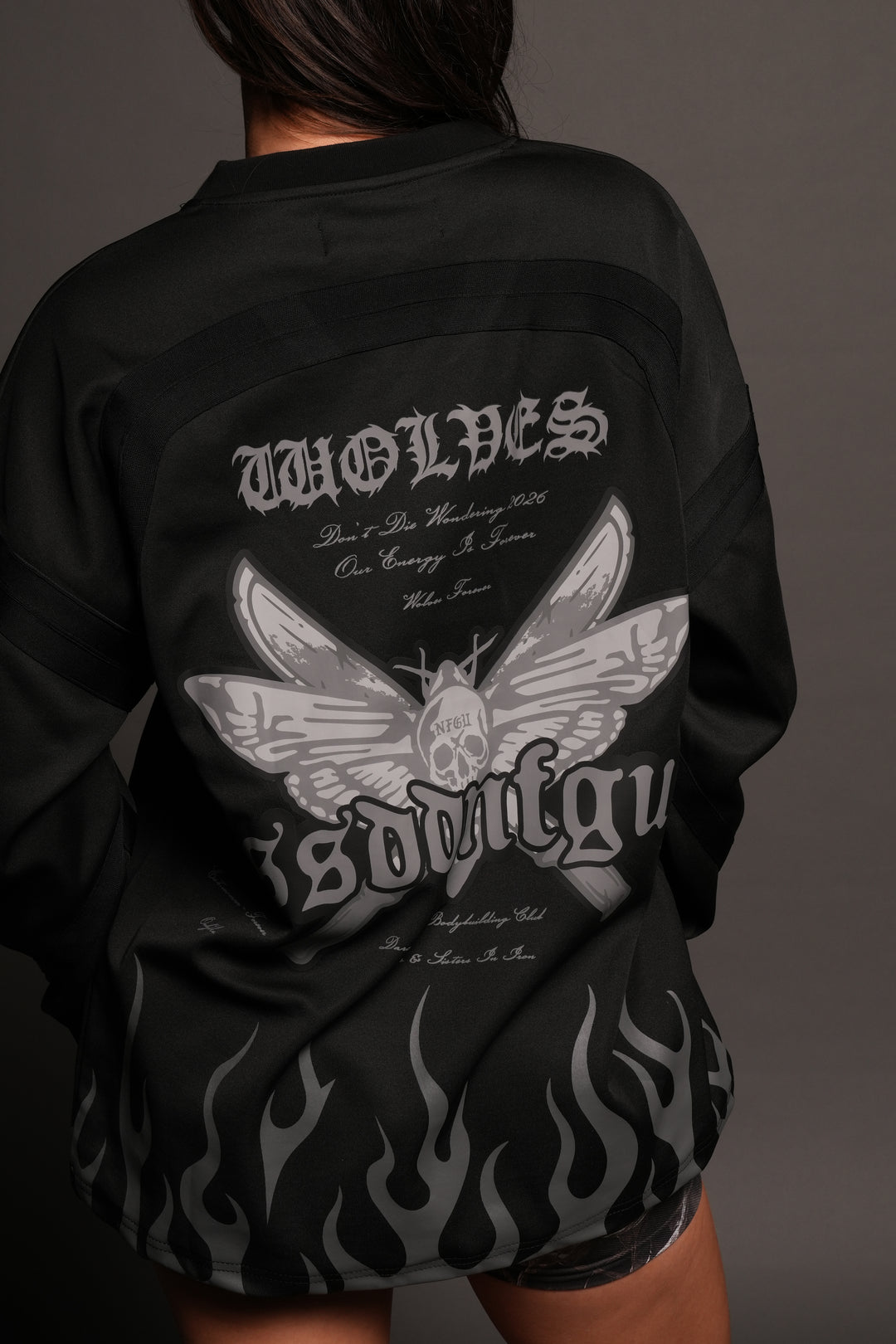Mori Frvr Bailey Motocross Jersey In Black/Black