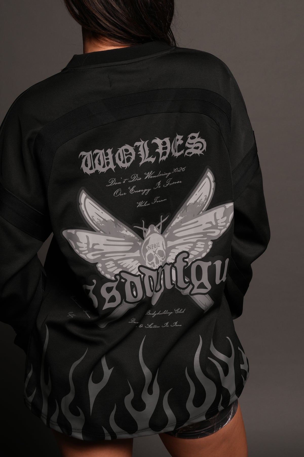 Mori Frvr Bailey Motocross Jersey In Black/Black
