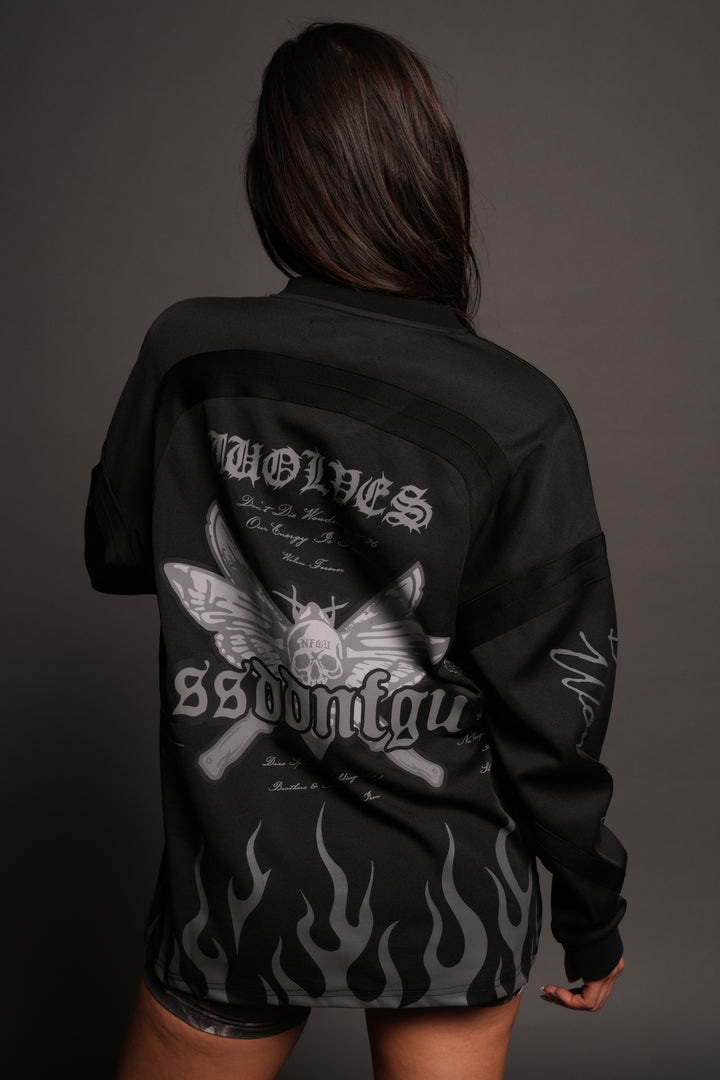 Mori Frvr Bailey Motocross Jersey In Black/Black