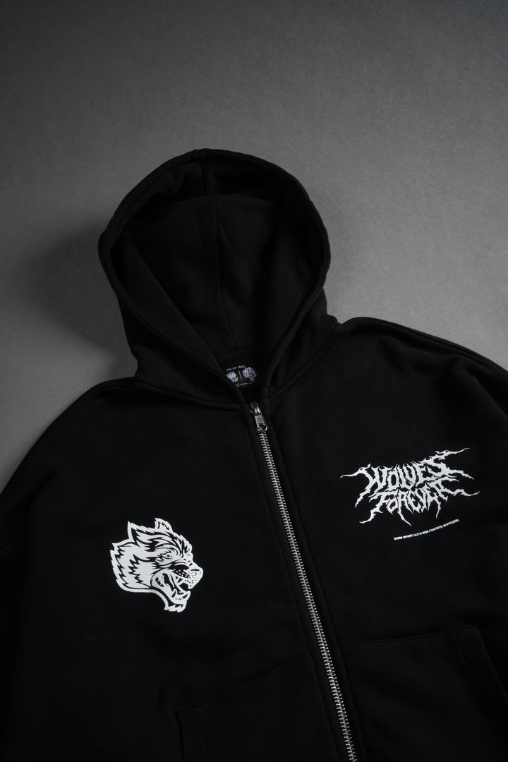 Itachi Forever Darco Double Zip Hoodie in Black