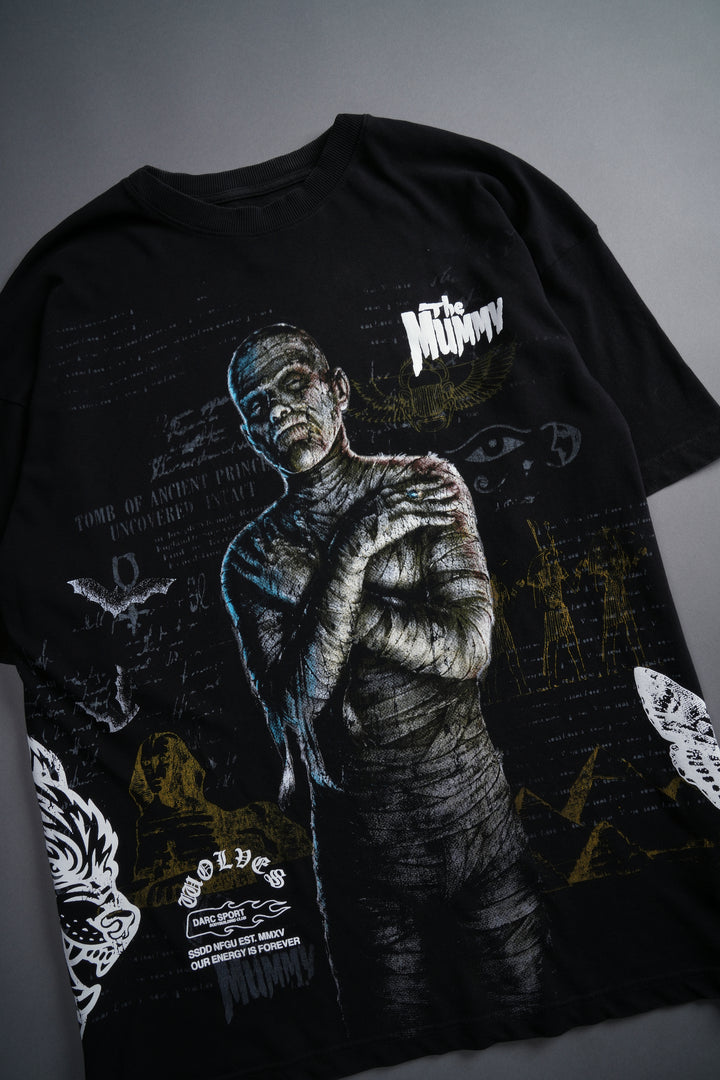 The Mummy "Side By Side" Oversized Tee in Black