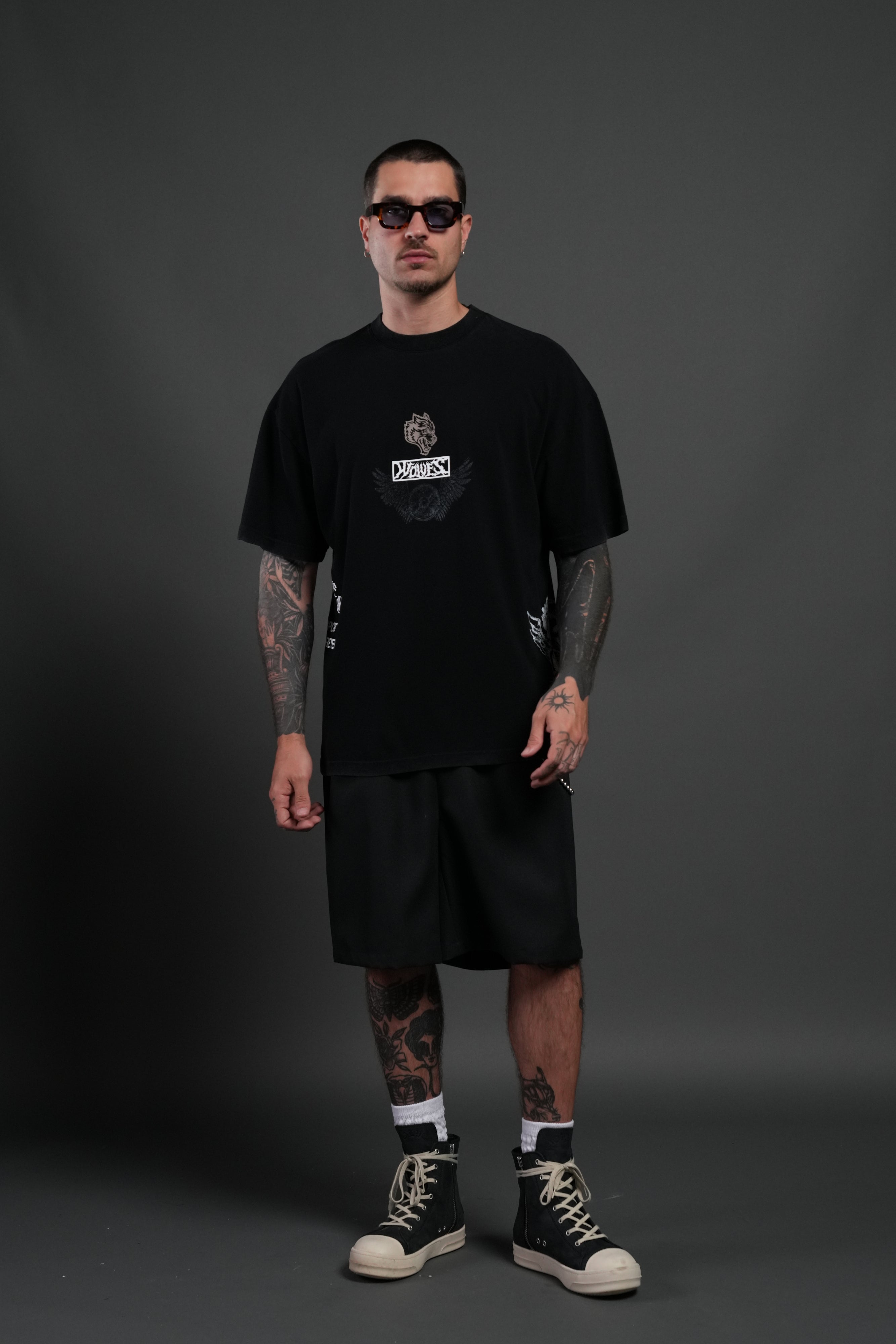 Fearless NFGU Premium Oversized Tee in Black