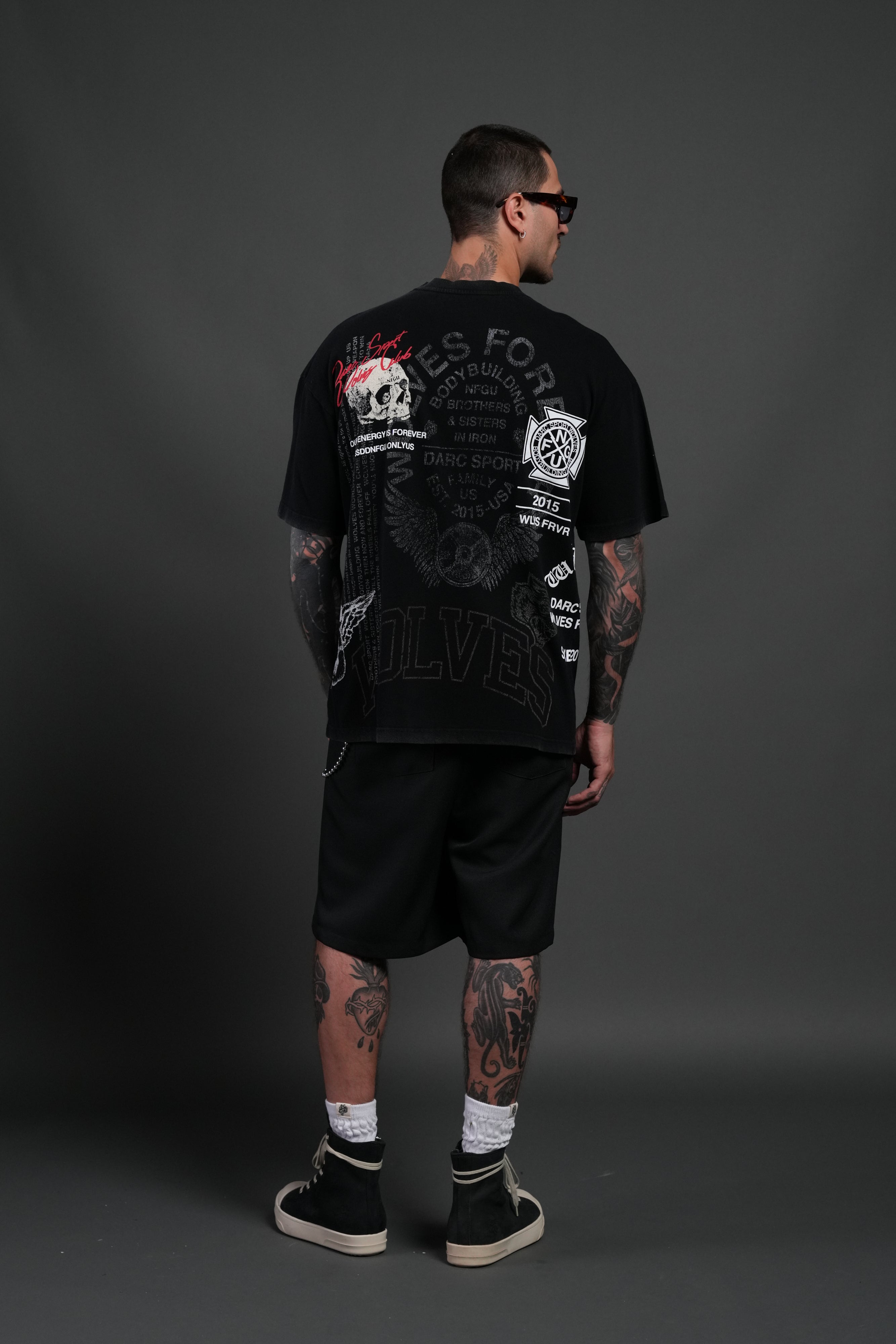 Fearless NFGU Premium Oversized Tee in Black