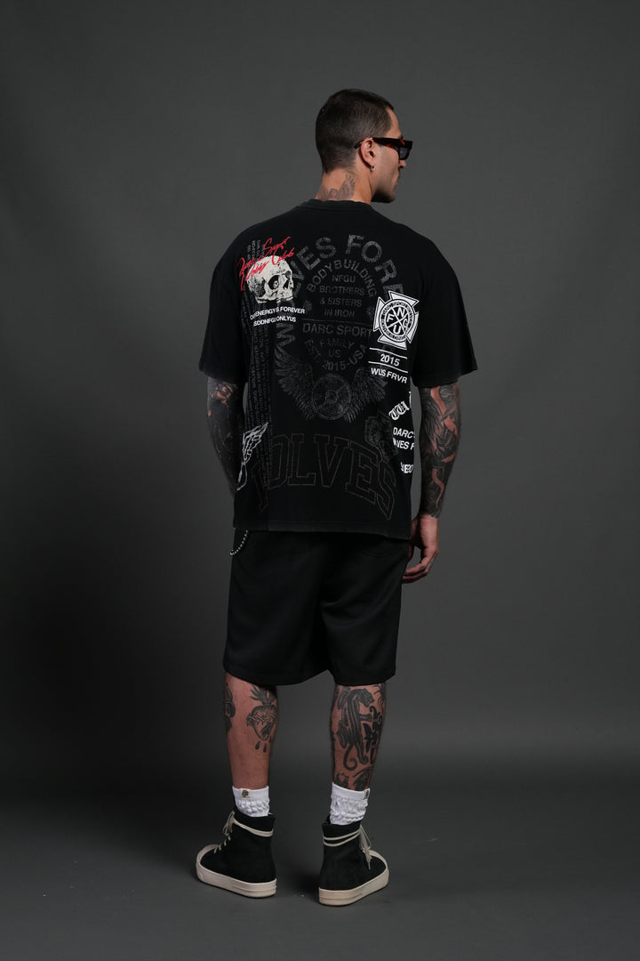 Fearless NFGU Premium Oversized Tee in Black
