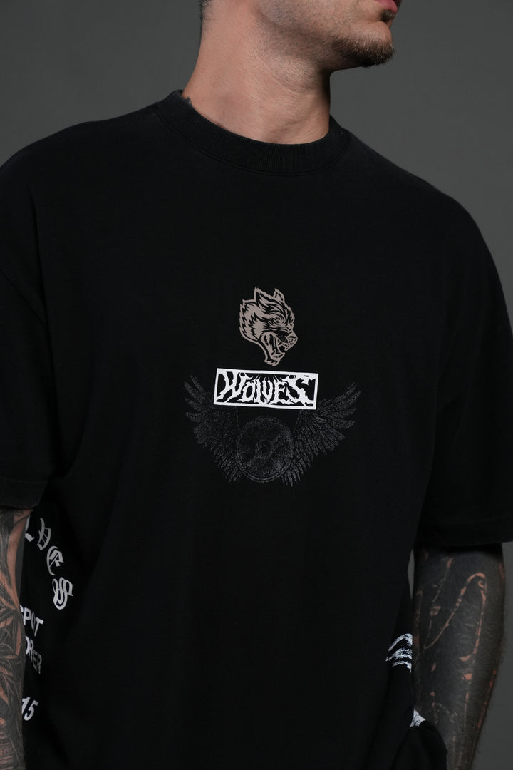 Fearless NFGU Premium Oversized Tee in Black