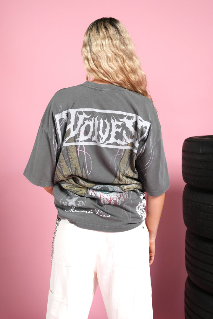 Darc Omen "Side-By-Side" Series Premium Tee in Slate Gray