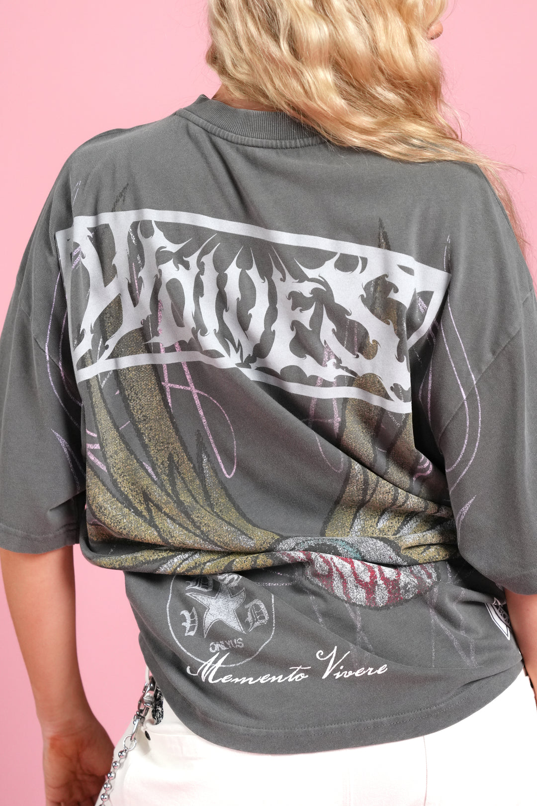 Darc Omen "Side-By-Side" Series Premium Tee in Slate Gray