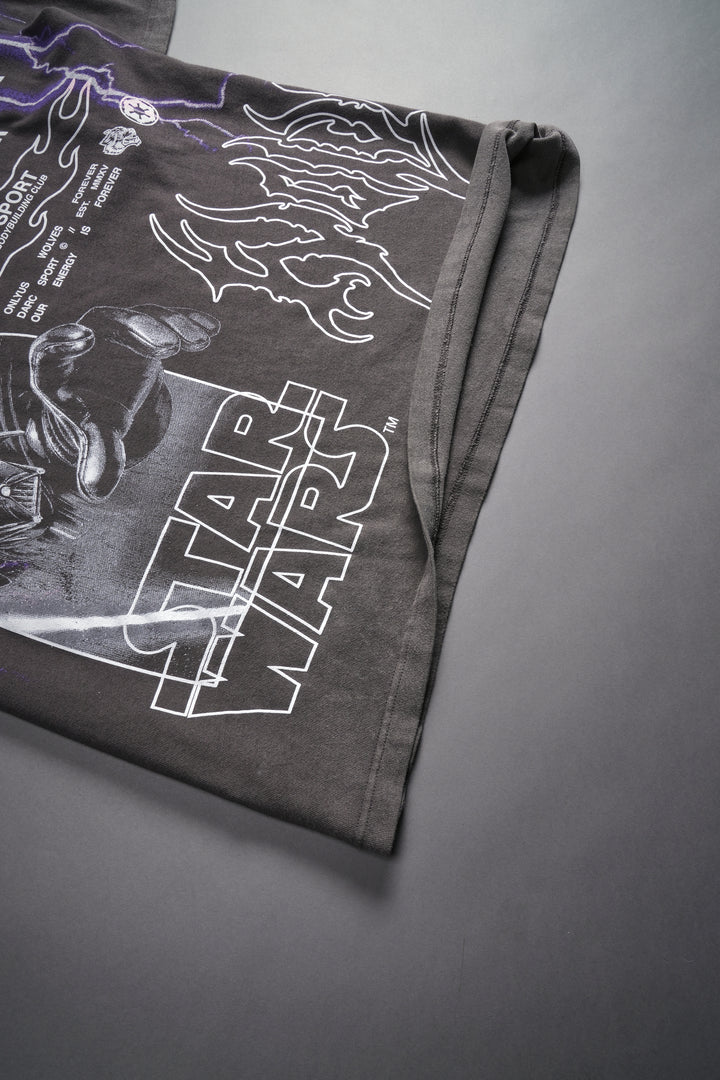 Come To The Dark Side "Premium" Oversized Tee in Wolf Gray