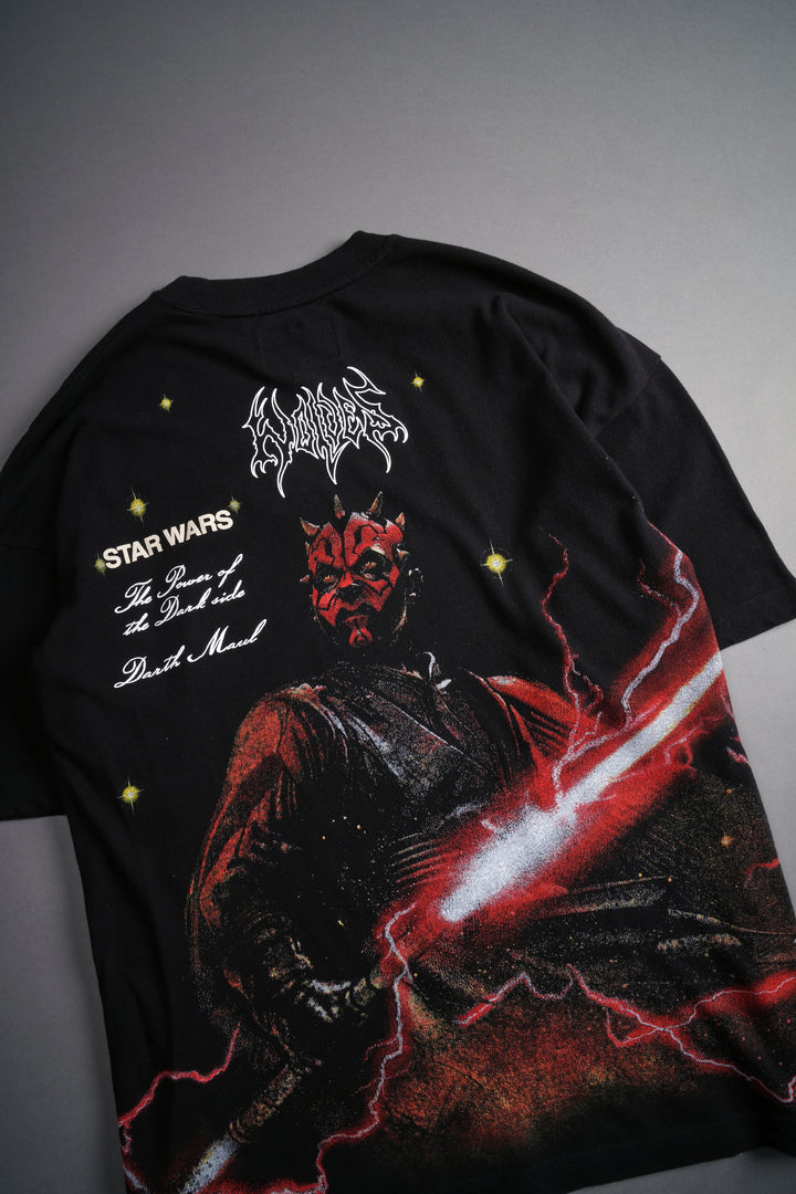 Darth Maul "Side By Side" Oversized Tee in Black