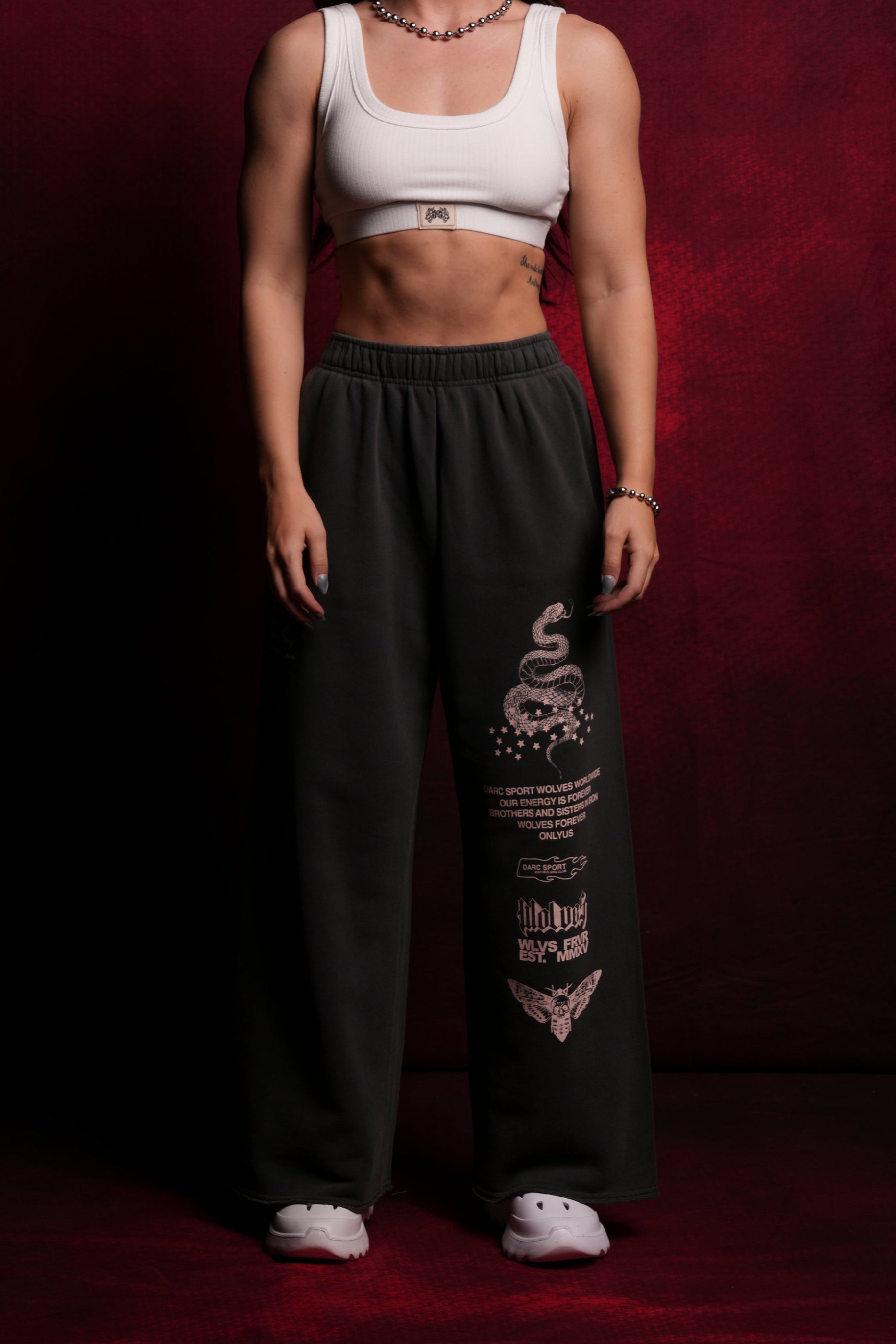 Never Back Down Durst Sweats V2 in Wolf Gray