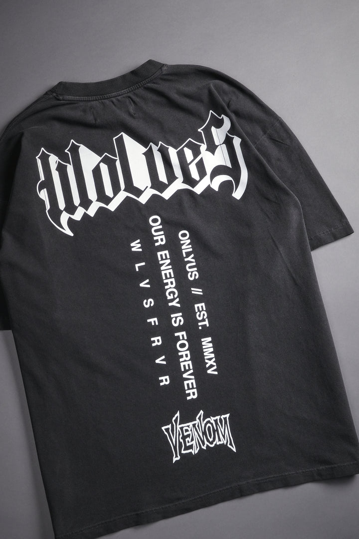 Ultimate Rage "Premium" Oversized Tee in Wolf Gray