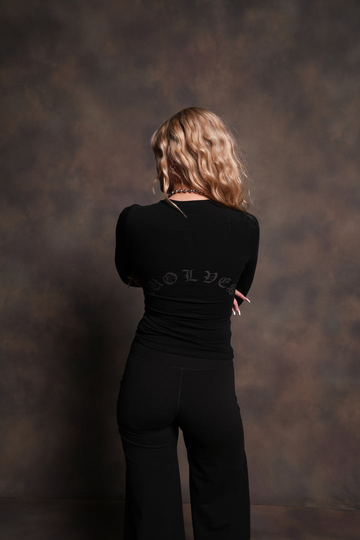 Our Clubs "Eden" L/S Tee in Black