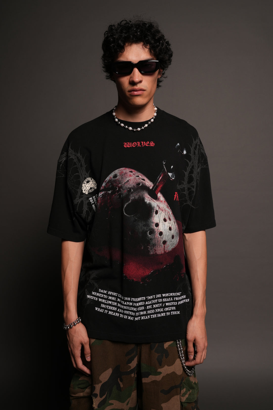 Dont Die Wondering Mystery Tee In Black