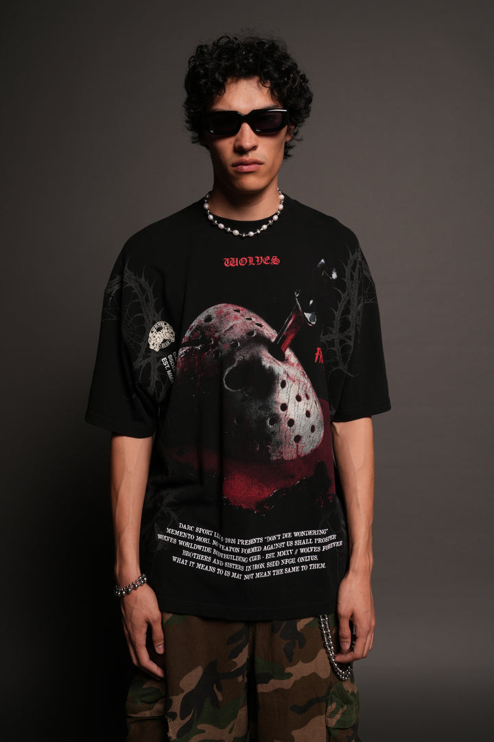 Dont Die Wondering Mystery Tee In Black