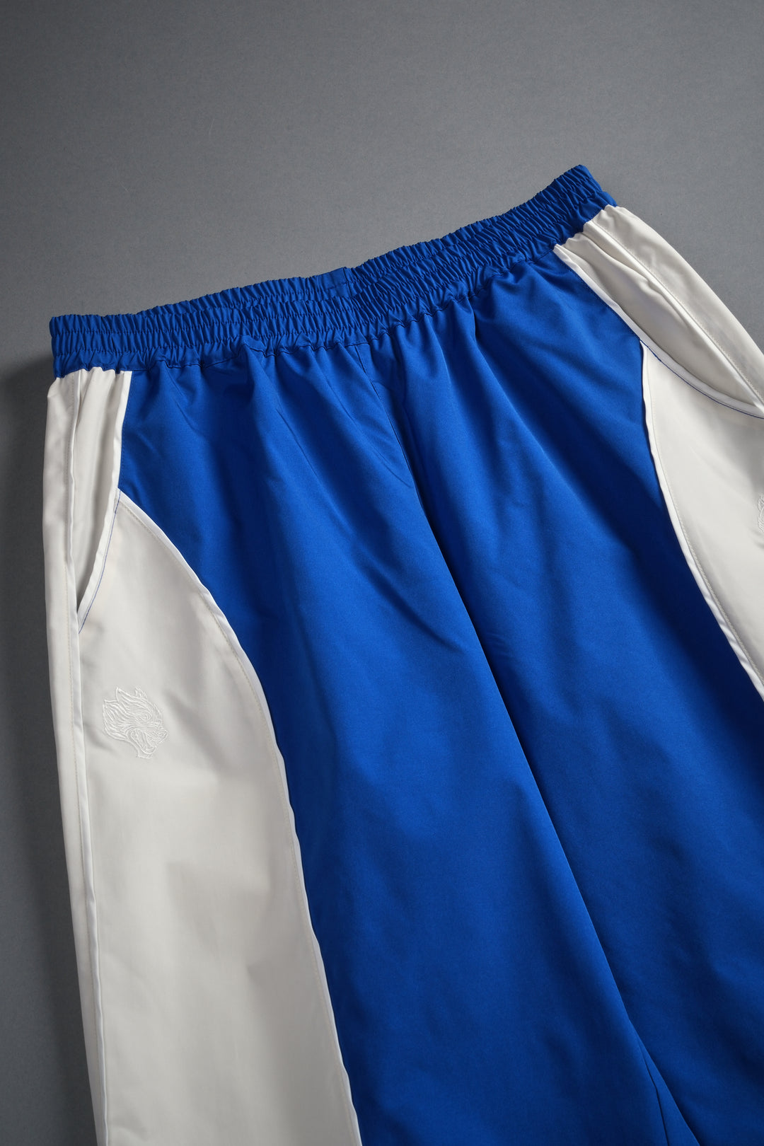Dual Men's Quinn Track Pants in Darc Cobalt/Cream