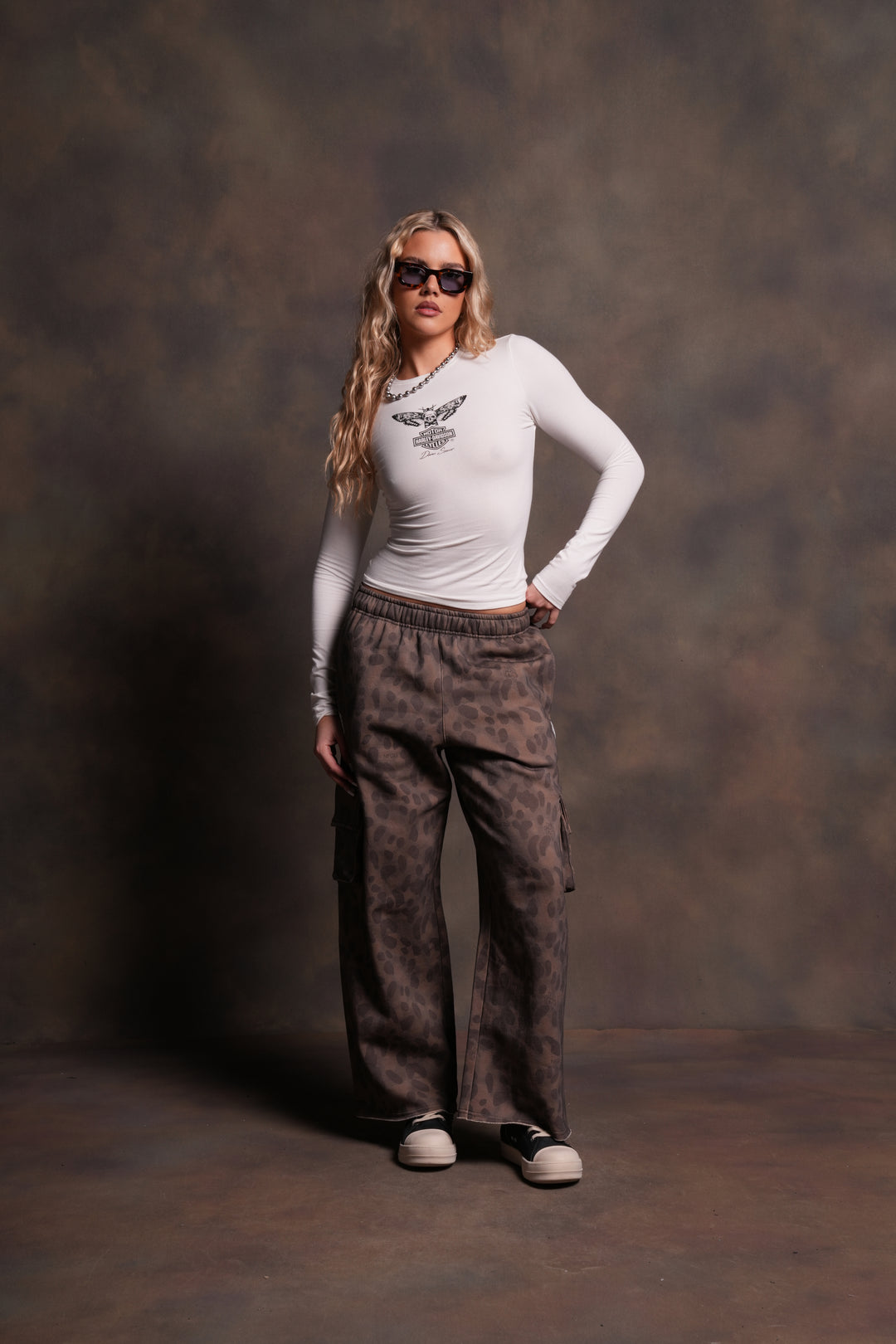 H-D Moth "Eden" L/S Tee in Cream