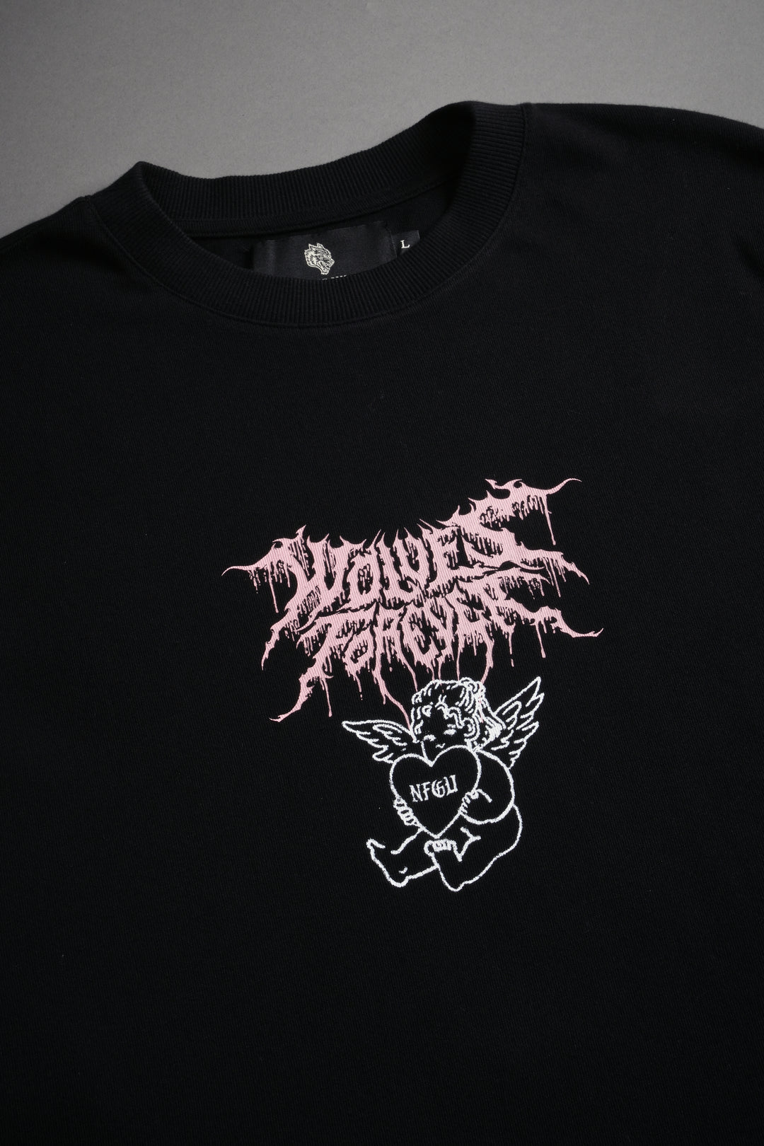 Cherub Core "Premium" Oversized Tee in Black