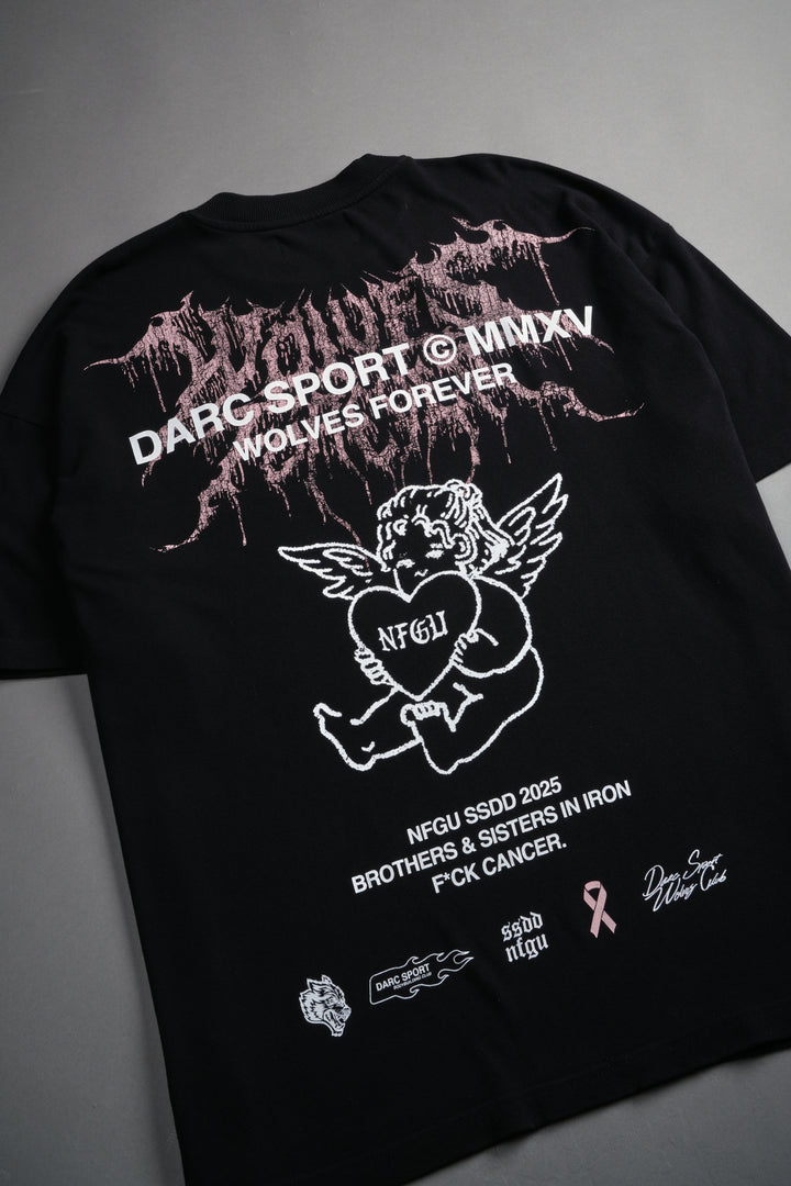 Cherub Core "Premium" Oversized Tee in Black