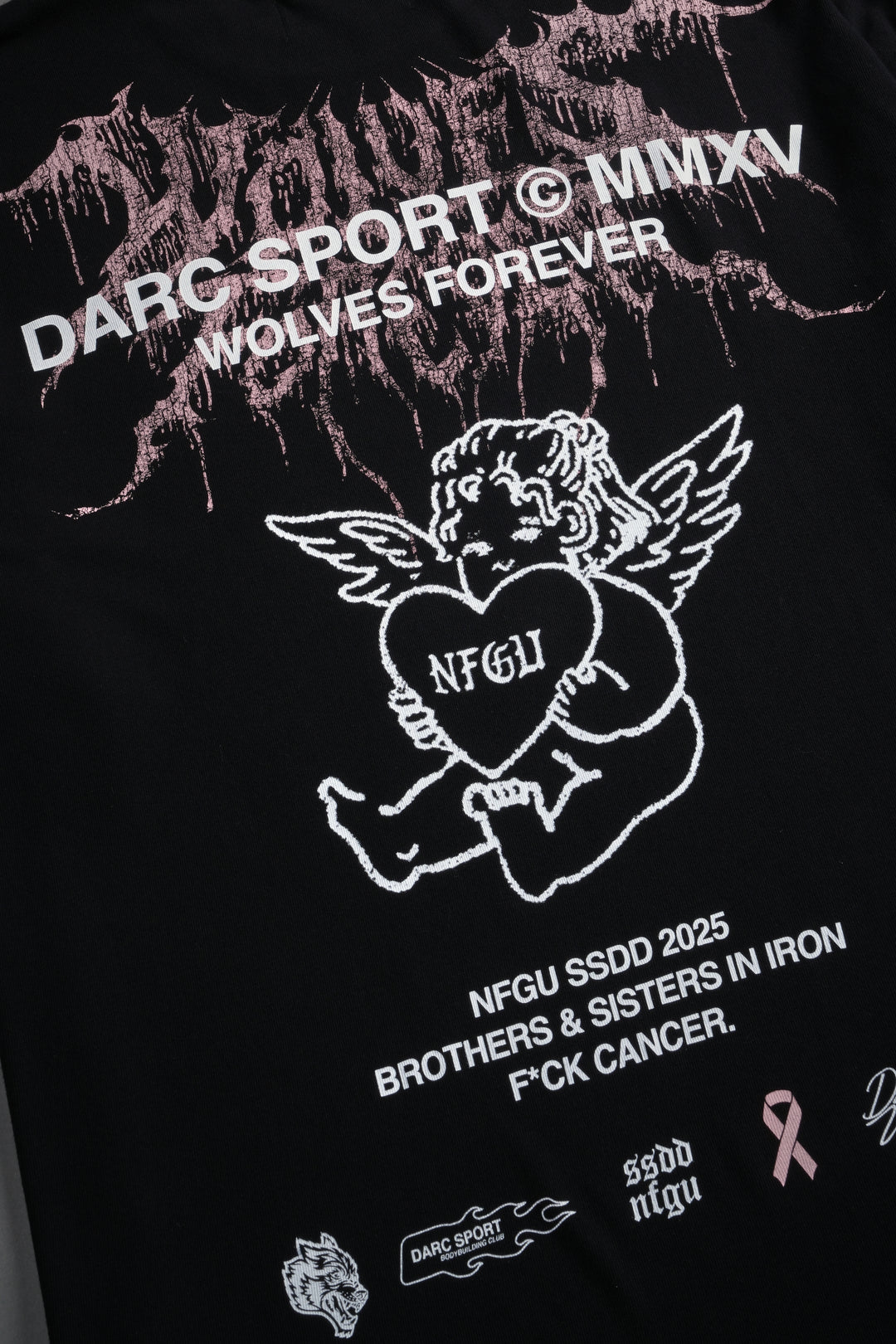 Cherub Core "Premium" Oversized Tee in Black