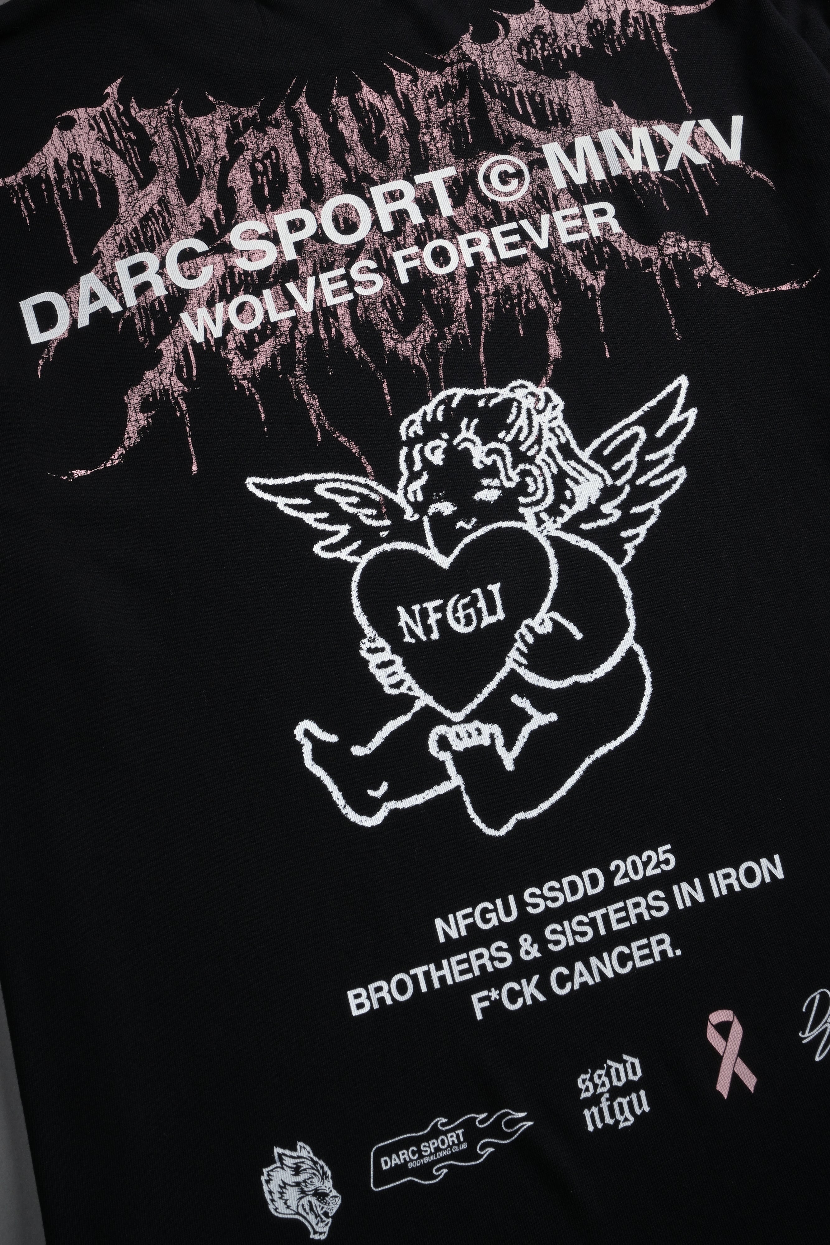 Cherub Core "Premium" Oversized Tee in Black
