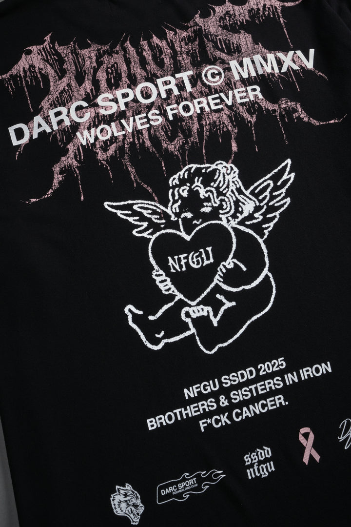Cherub Core "Premium" Oversized Tee in Black